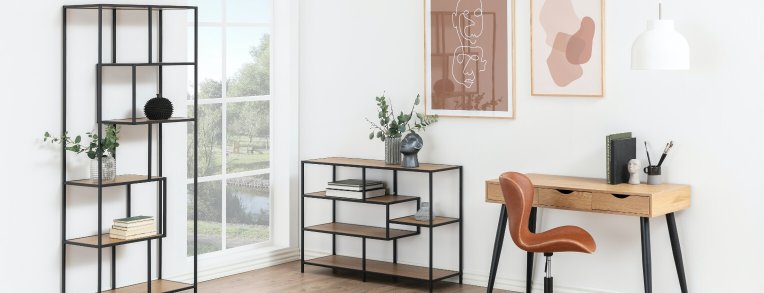 Kontorreoler og kommoder mm.