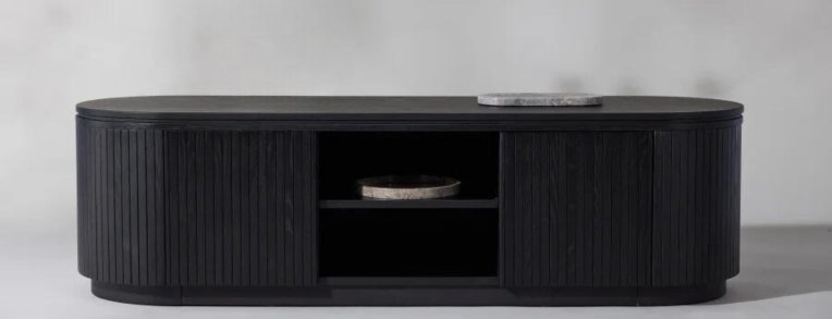 Svarta tv-bord