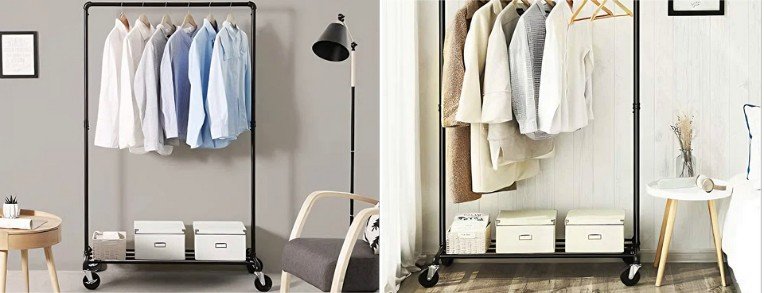 Tøjstativer med hjul