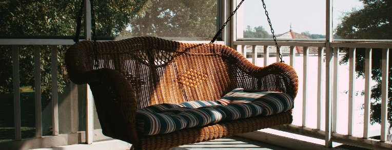 Utendørs hengende sofaer