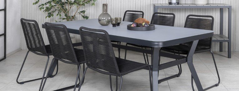 Havemøbelsæt til 6 personer