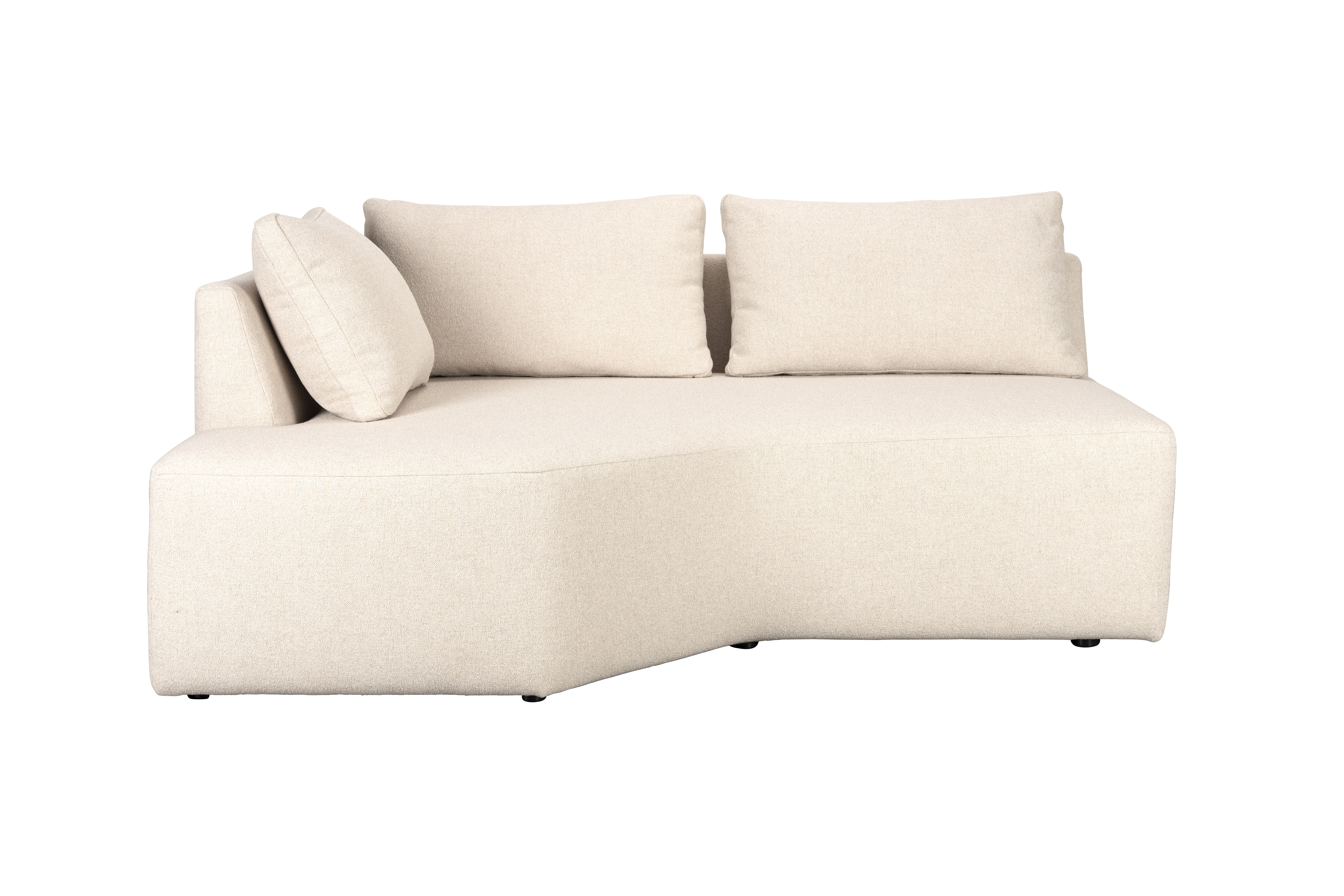 ZUIVER Sofa Element Prosper Sæde Venstre Sand