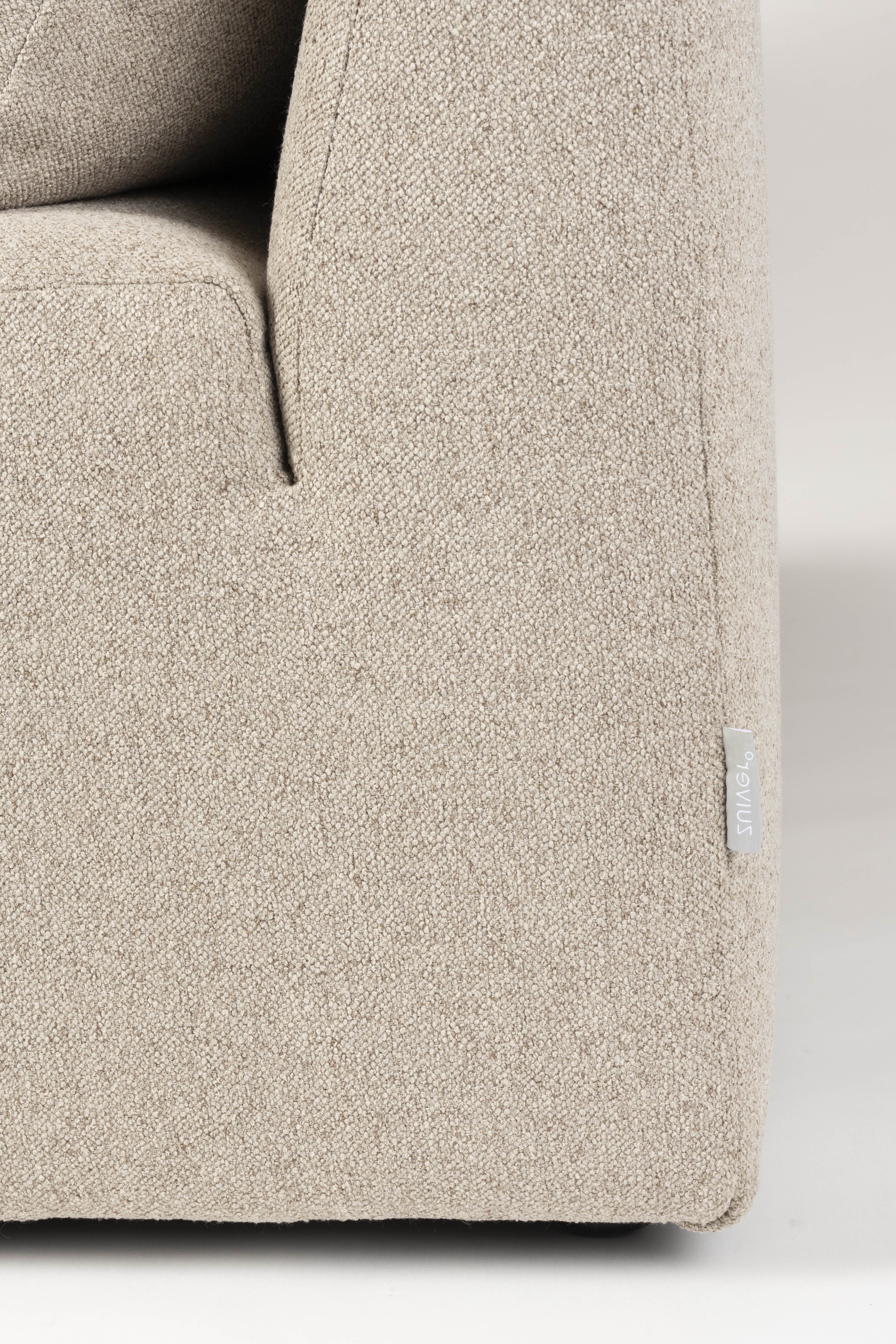 ZUIVER Sofa Element Prosper Chaiselong Højre Cappuccino