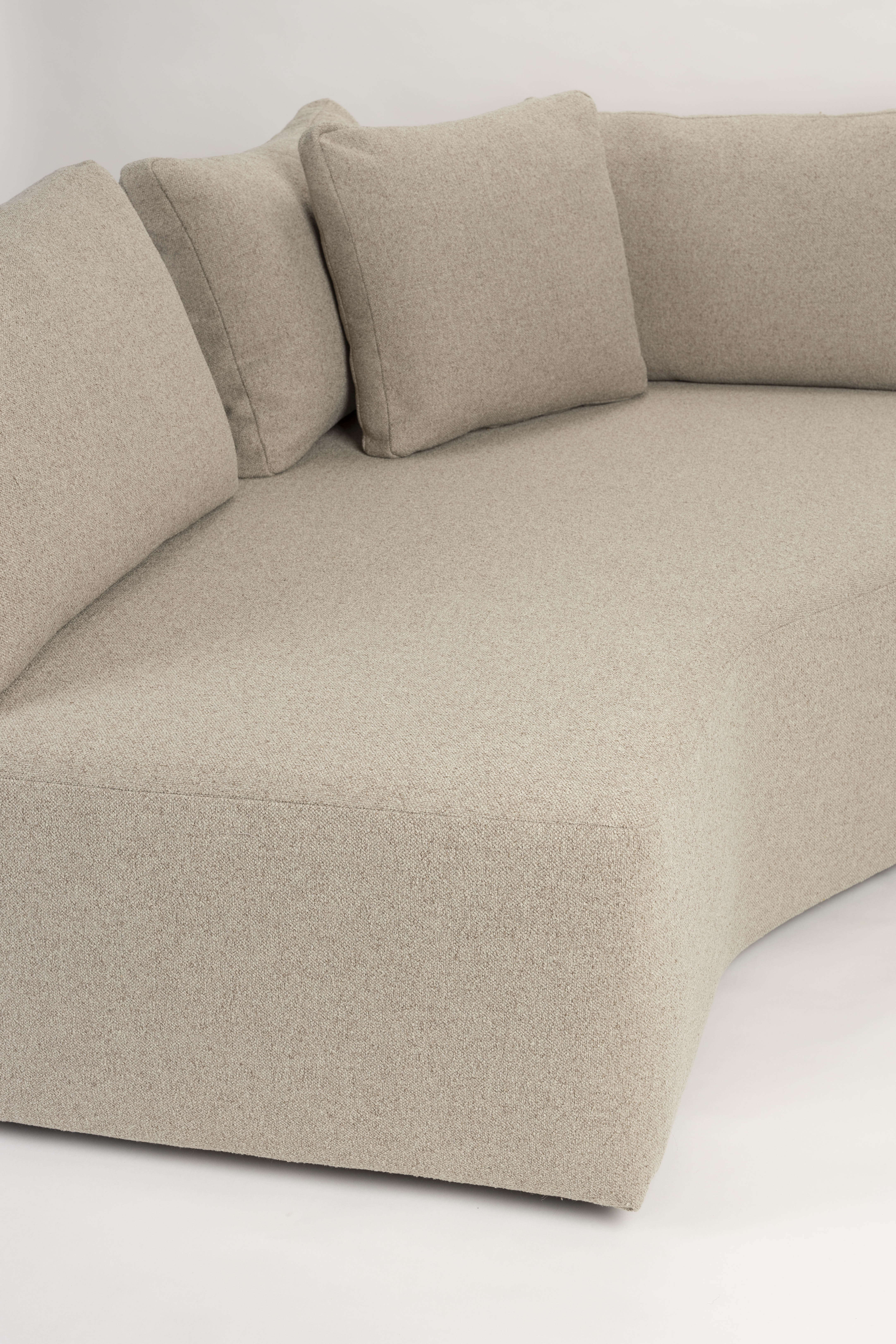 ZUIVER Sofa Element Prosper Chaiselong Venstre Cappuccino