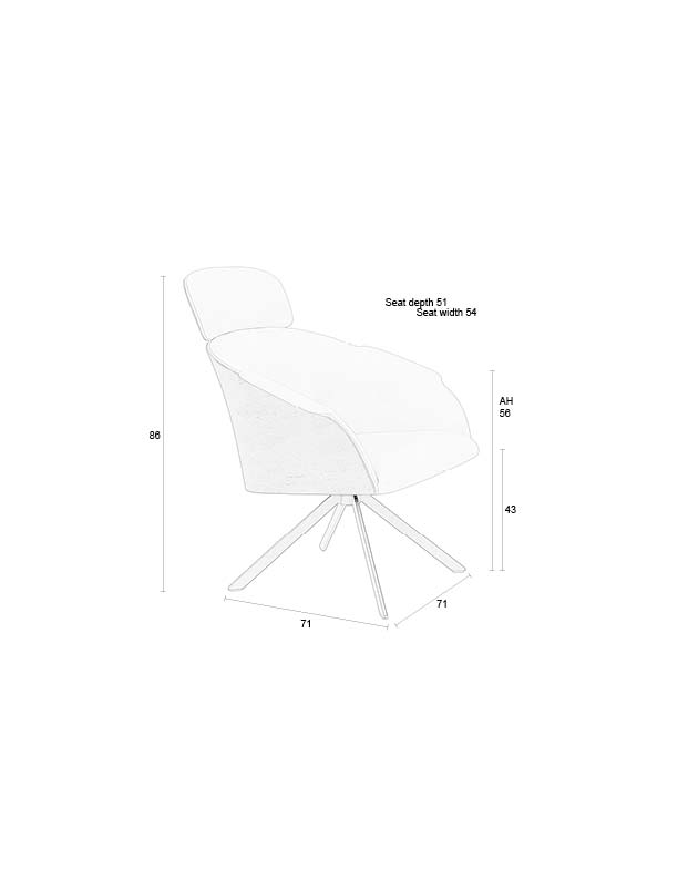 ZUIVER Lounge Chair Frie