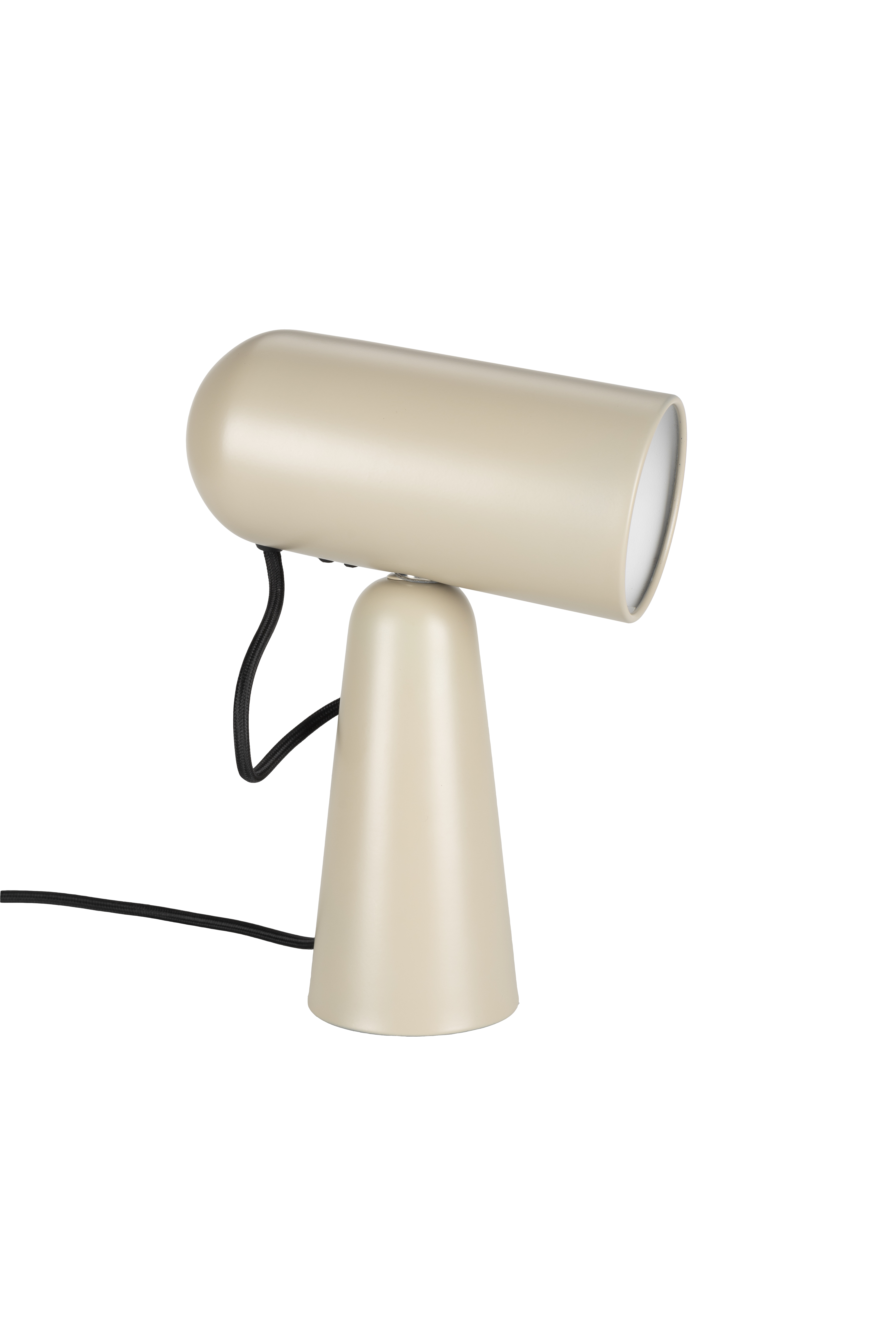 WHITE LABEL LIVING Vesper skrivebordslampe - beige jern