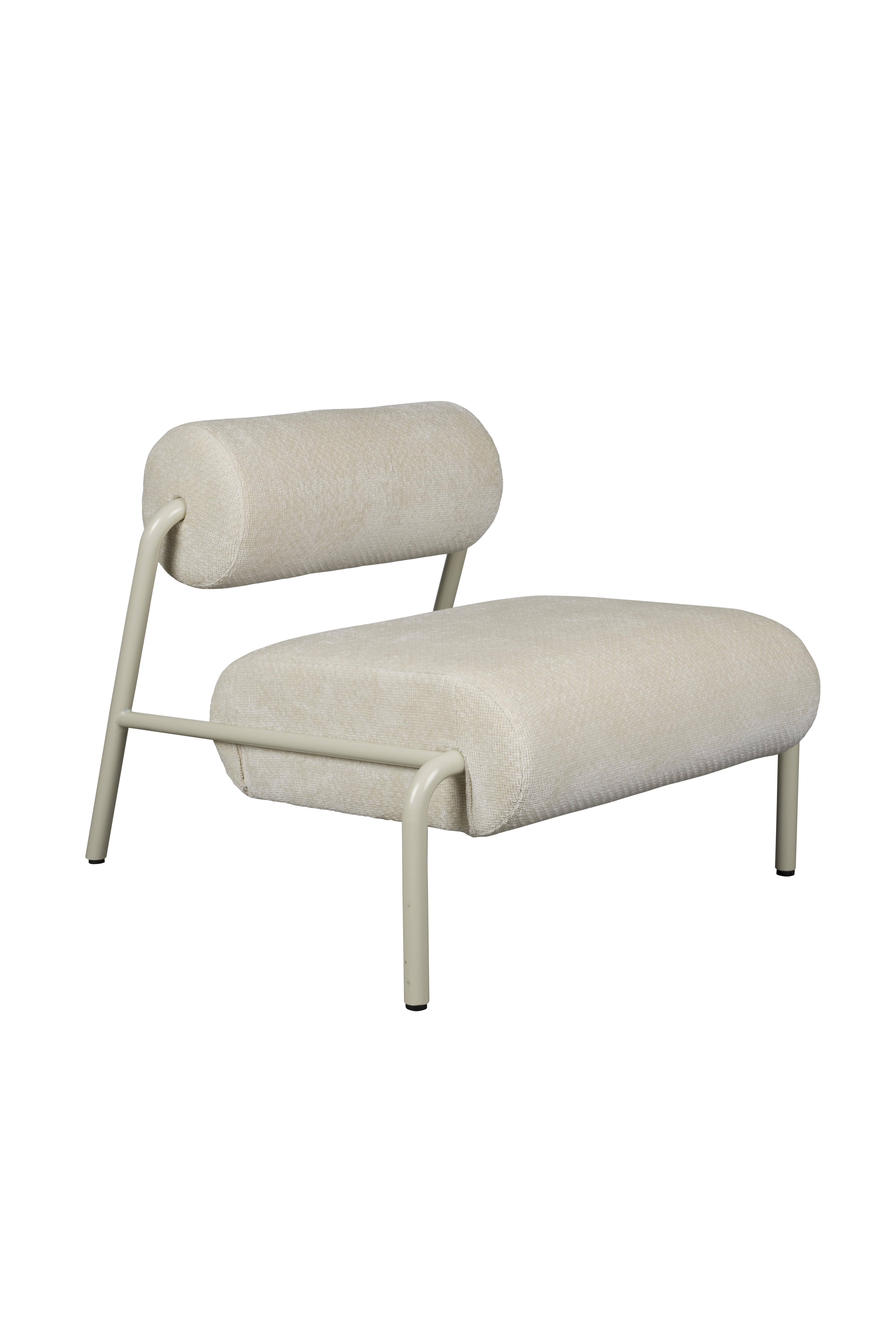 ZUIVER Lekima loungestol - offwhite nylon og polyester