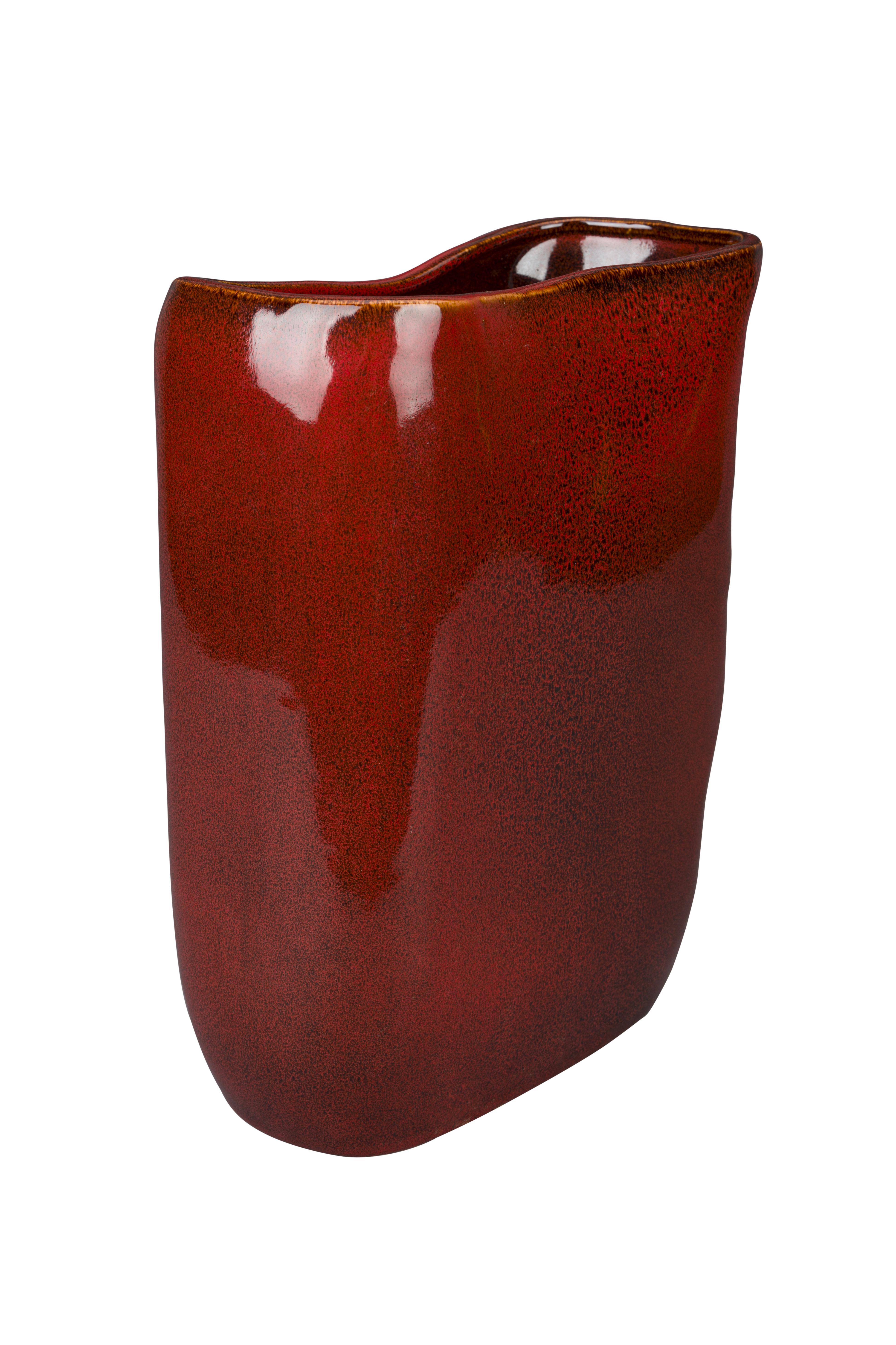 DUTCHBONE Vase Edna M Rød