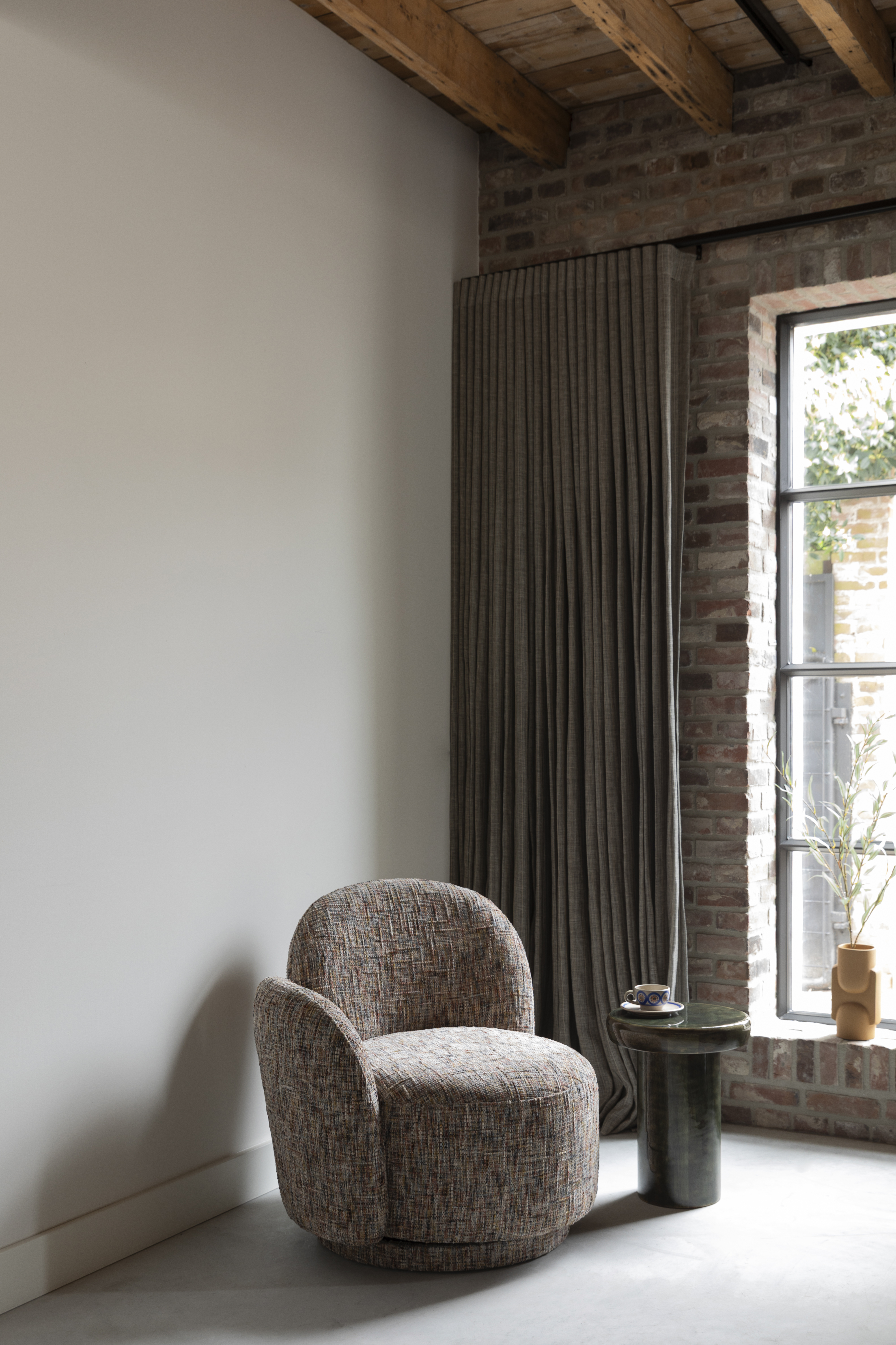 DUTCHBONE Loungestol Rosa Multifarvet billede