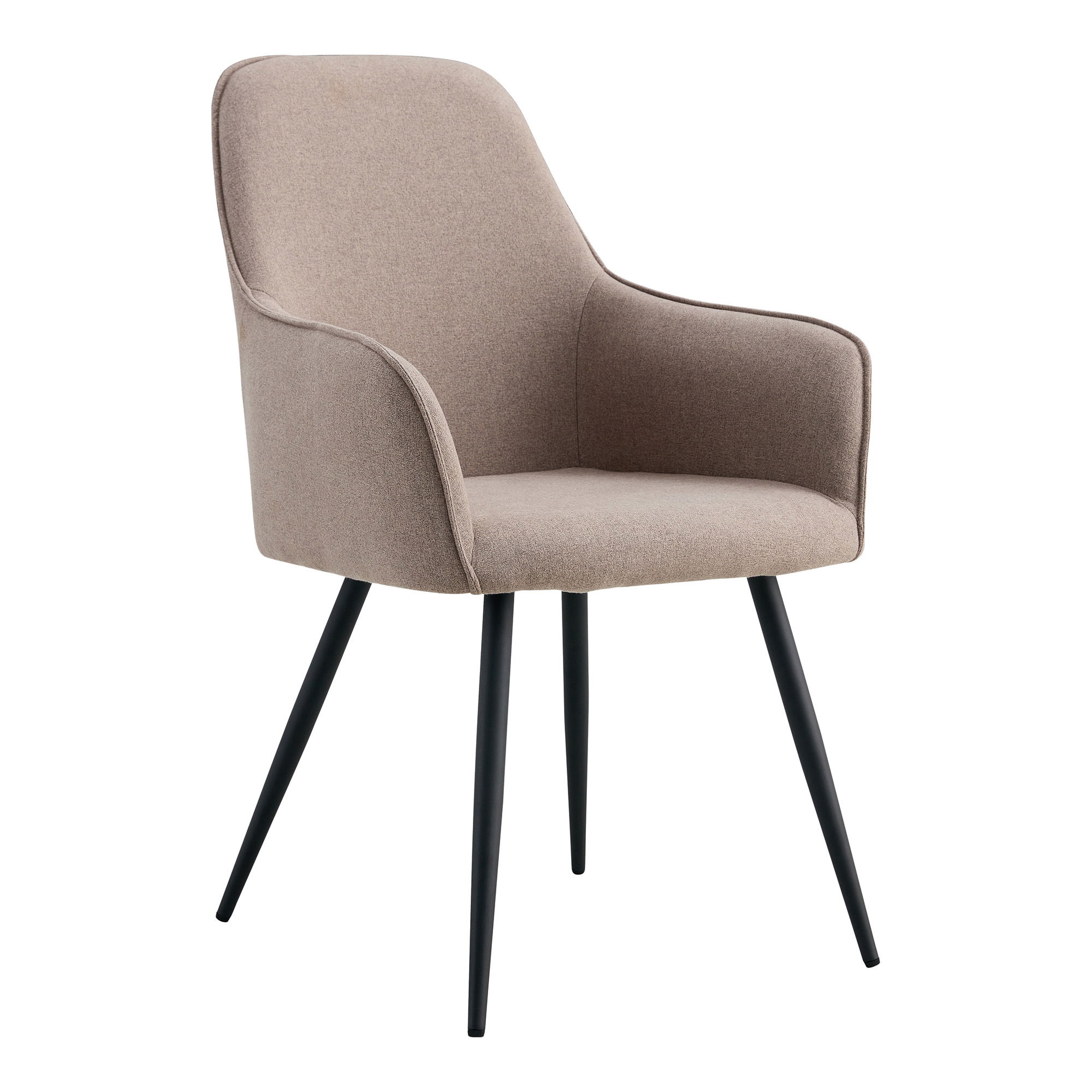 HOUSE NORDIC Harbo matstol – Matstol, sten, svarta ben, HN1231
