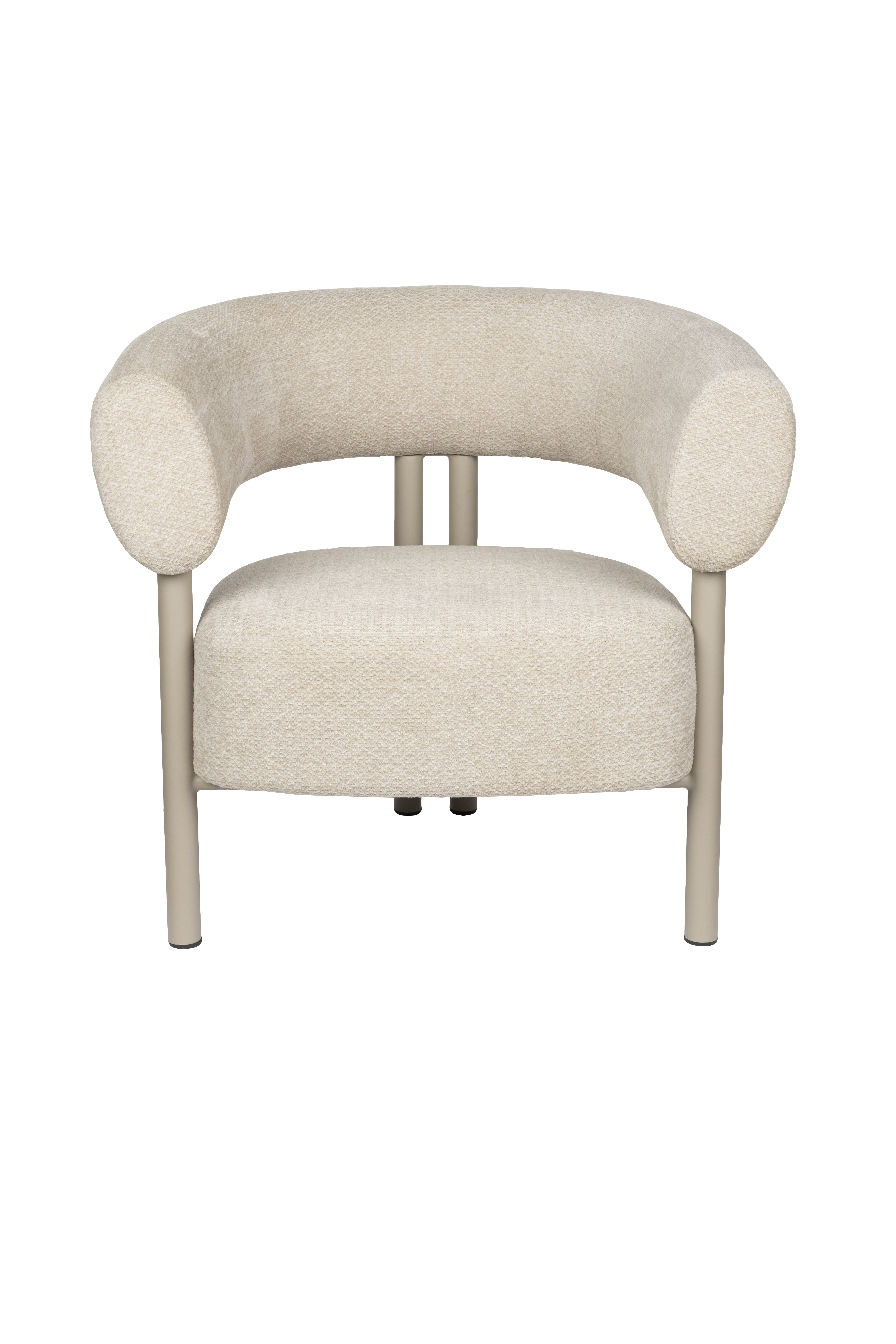 ZUIVER Lounge stolklackar Beige