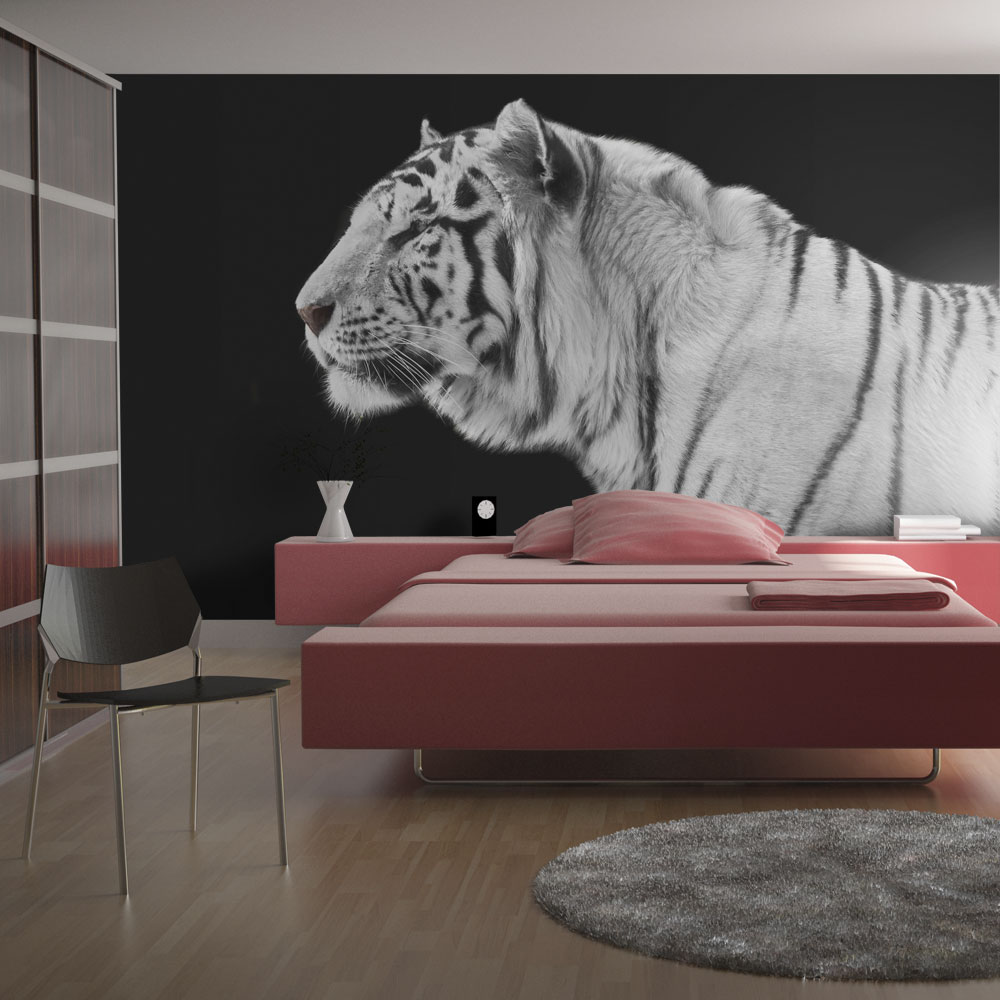 ARTGEIST Fototapet - Hvid tiger (flere størrelser) 400x309 thumbnail
