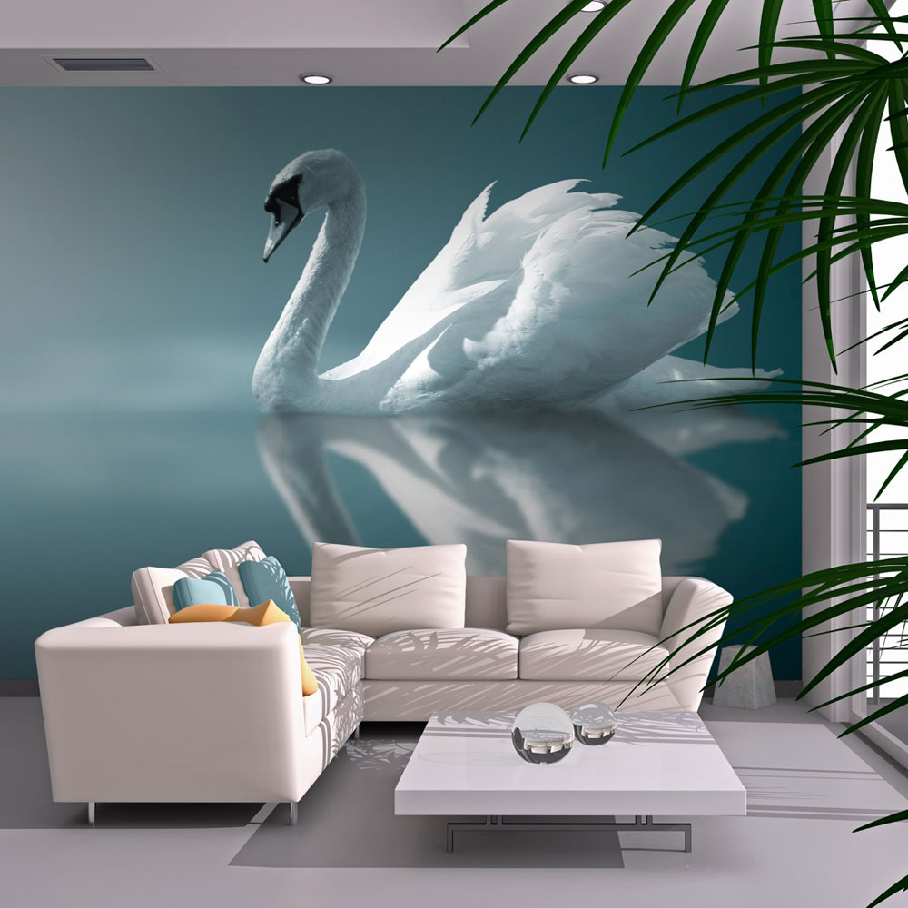 Billede af ARTEGIST Fototapet - Hvid svane (flere størrelser) 350x270