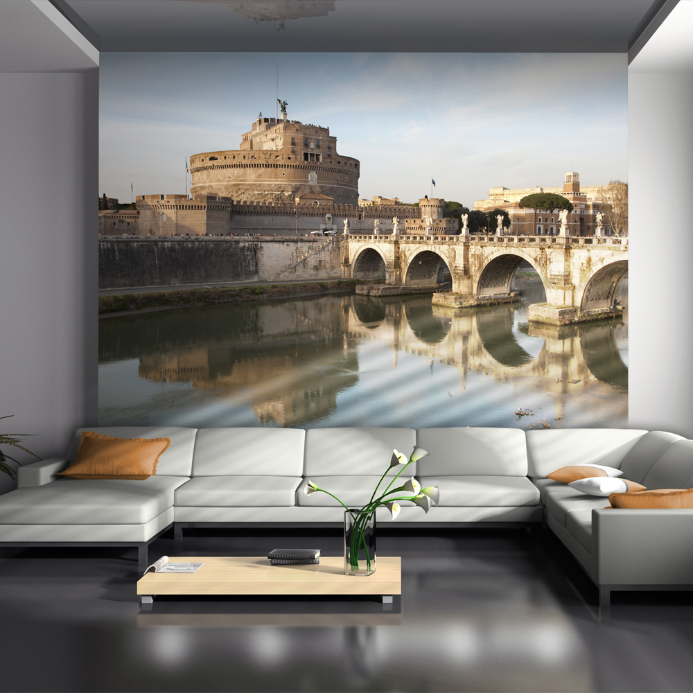 ARTGEIST Fototapet af Ponte San Angelo i Rom (flere størrelser) 300x231