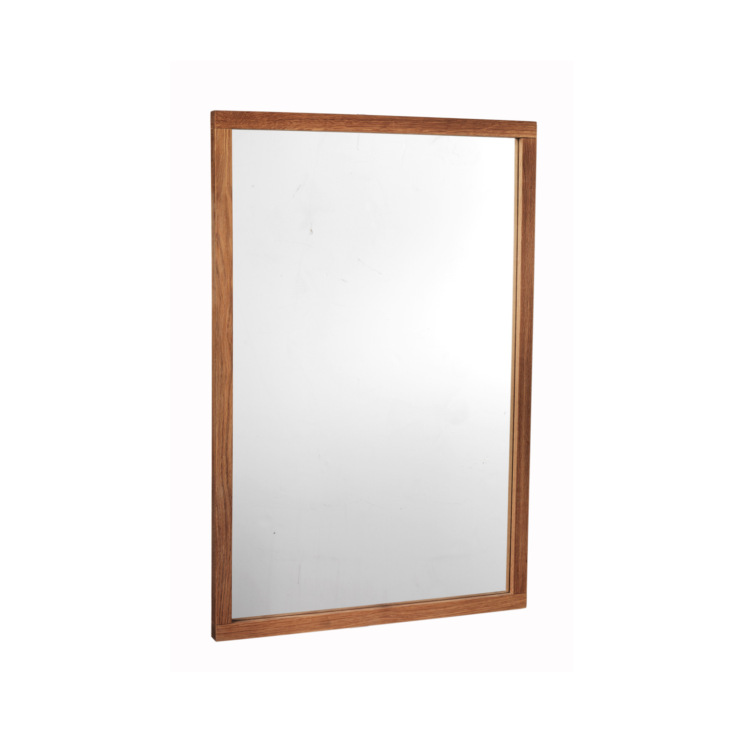 ROWICO rektangulær Confetti vægspejl - spejlglas og natur eg (90x60)