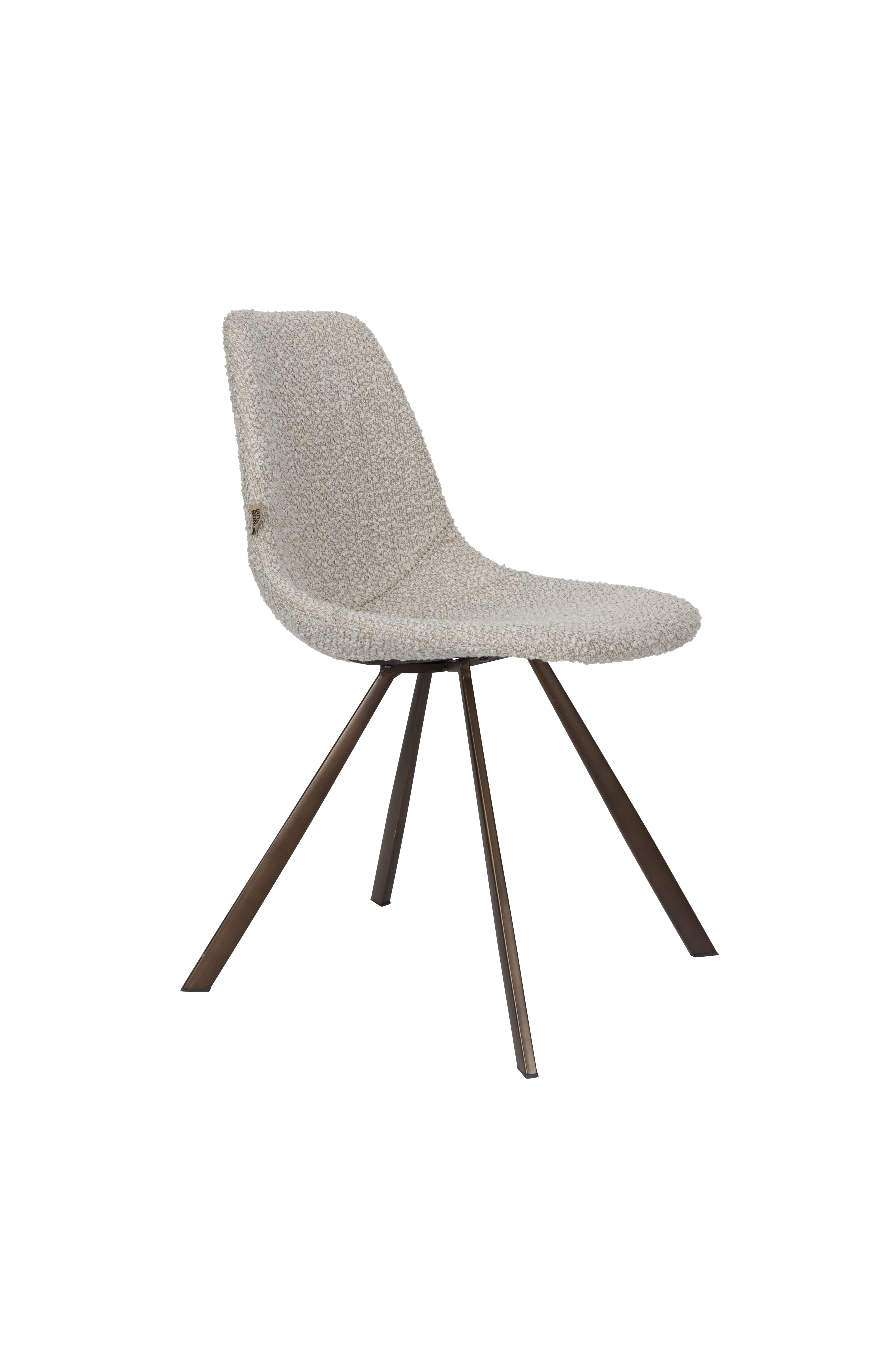 DUTCHBONE Stol Franky Bouclé Beige