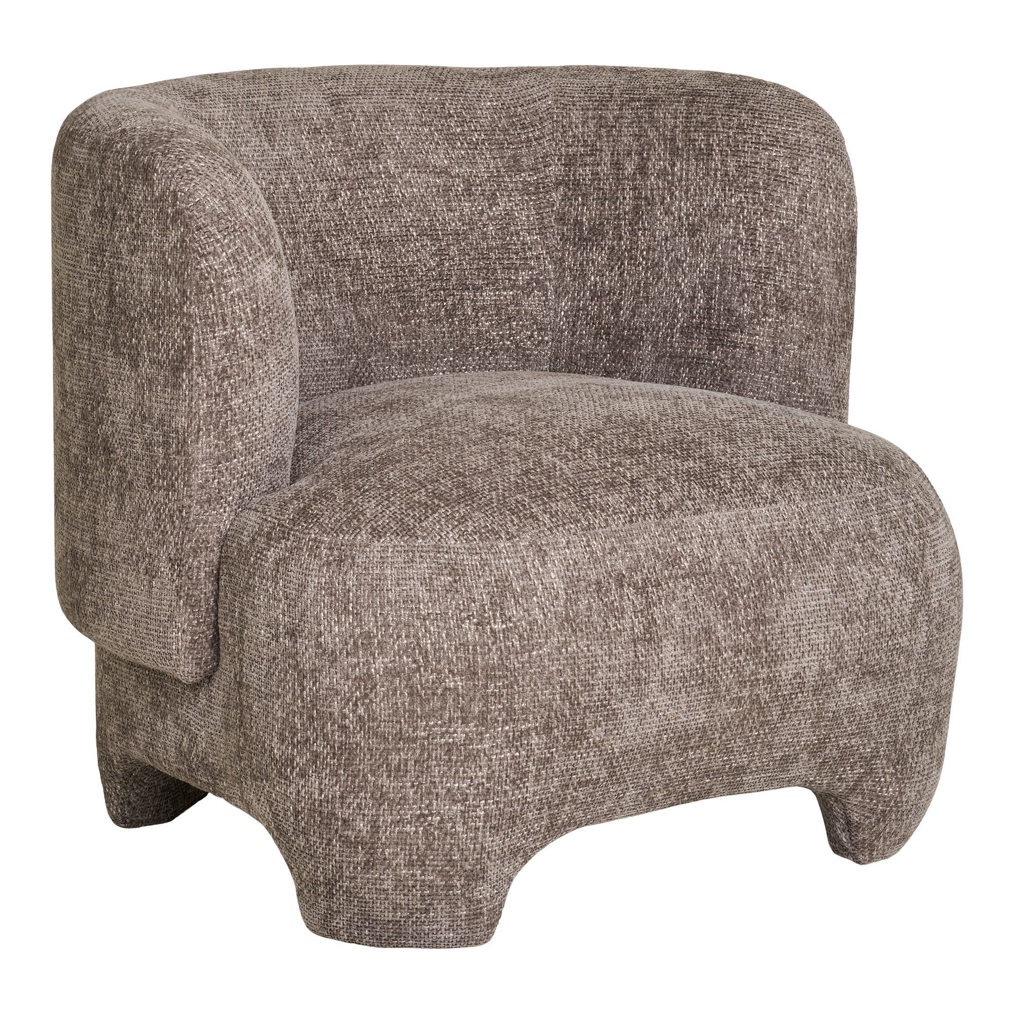 HOUSE NORDIC Nazare loungestol, m. armlæn – beige polyester stof
