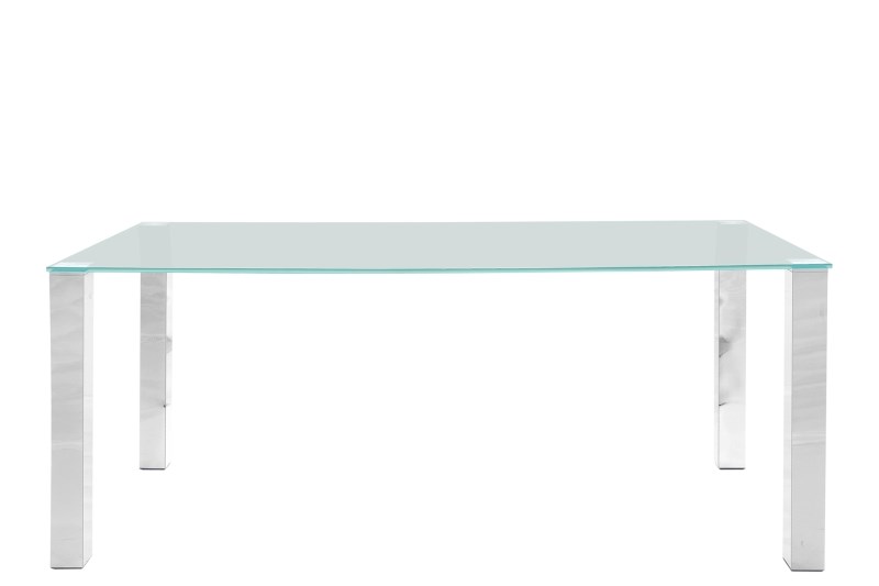 Kante Spisebord - Glasplade, glas, Rektangulær, (75x180x90) thumbnail
