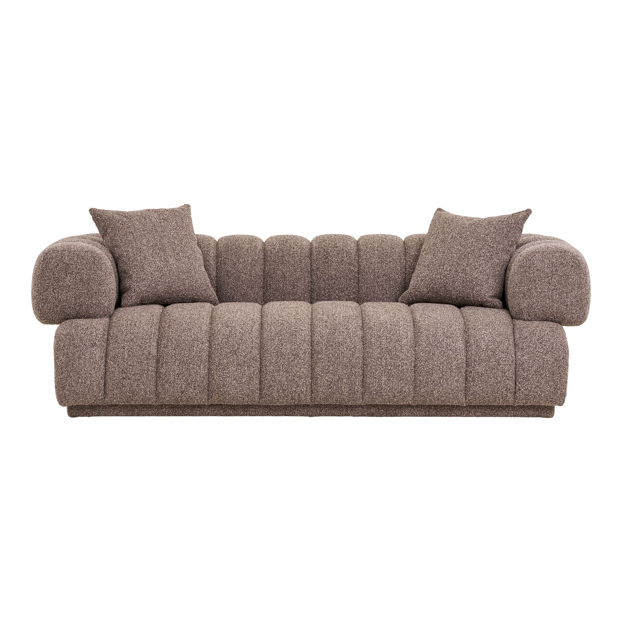 HOUSE NORDIC Aurora Sofa – Sofa med 2 puder, brun, HN1296