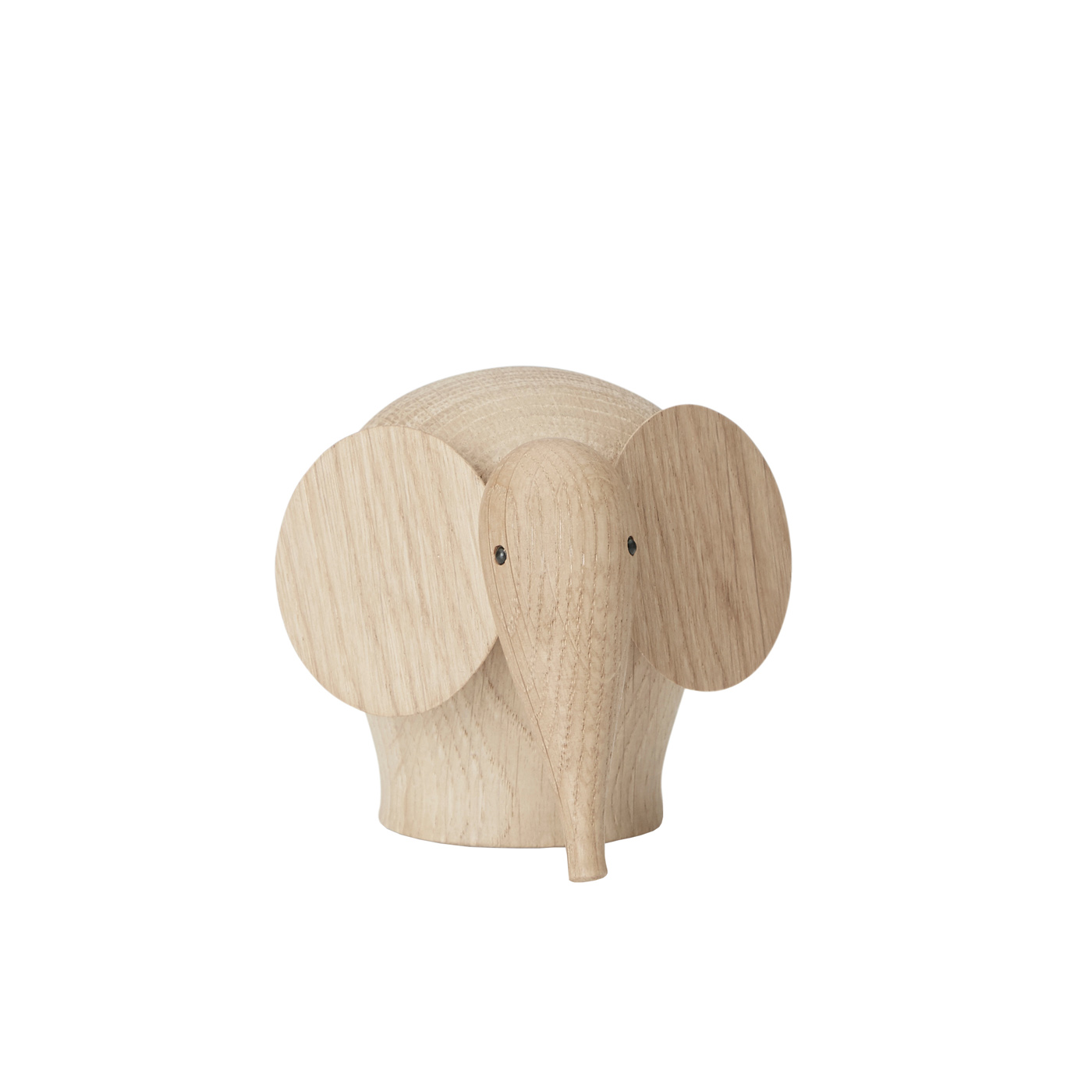 WOUD Nunu elefant mini - natur egetræ thumbnail