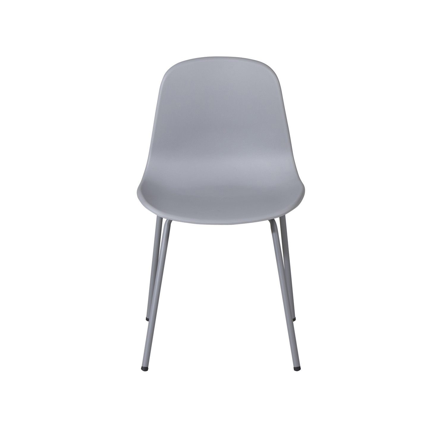 VENTURE DESIGN Arctic spisebordsstol  grå plastik og grå metal