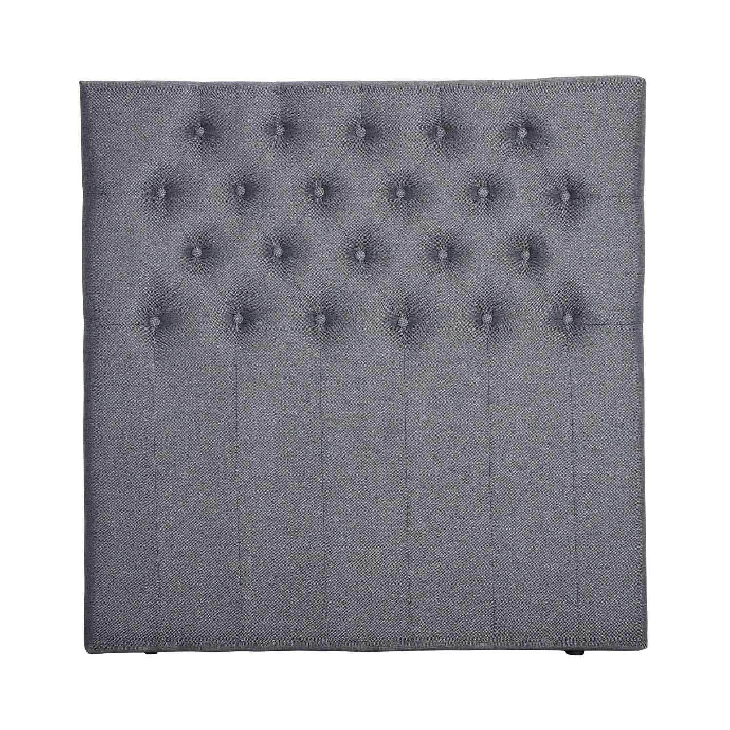 VENTURE DESIGN Furuvik sengegavl - mørkegrå polyester (B:120)