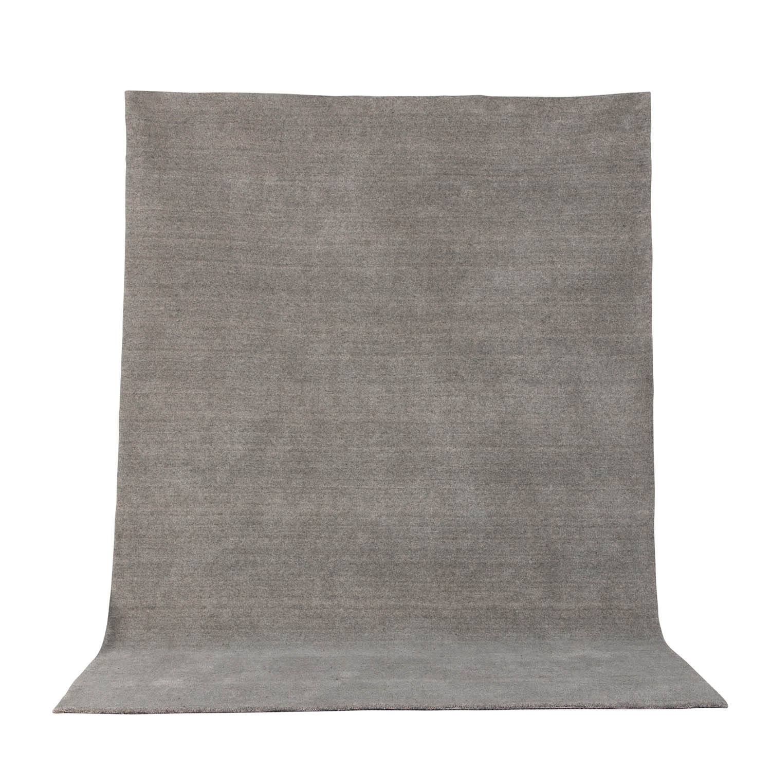 VENTURE DESIGN Ulla gulvtæppe - lysegrå uld og polyester (250x350)