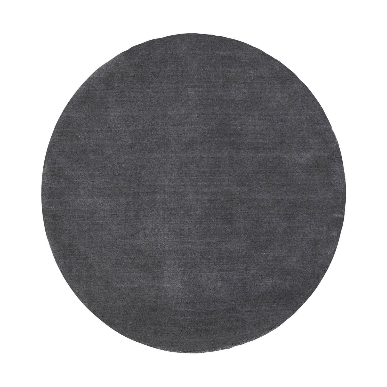 VENTURE DESIGN Ulla gulvtæppe - mørkegrå uld og polyester (Ø200)