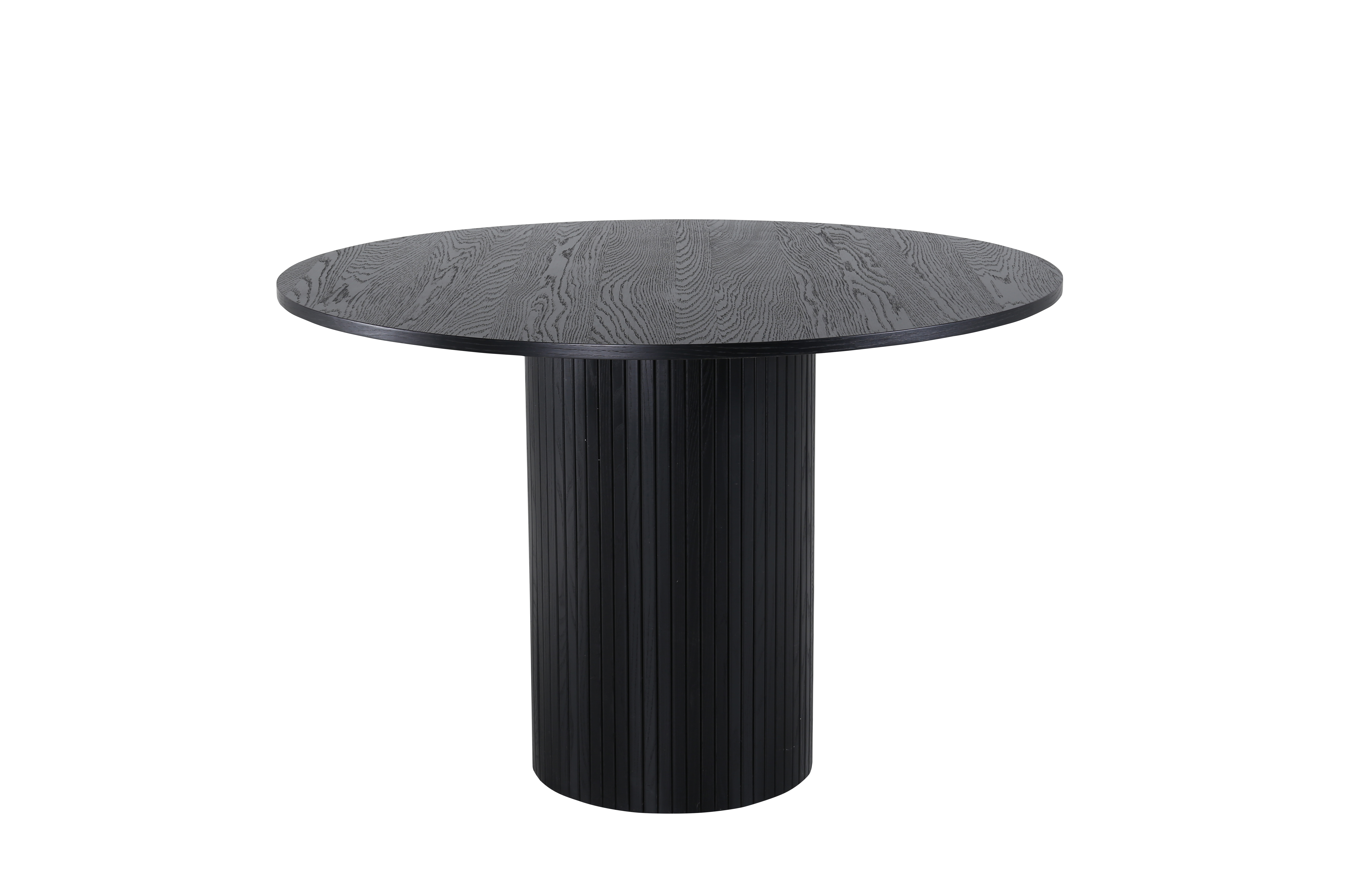 VENTURE DESIGN Bianca spisebord, rund - sort finér (Ø110)
