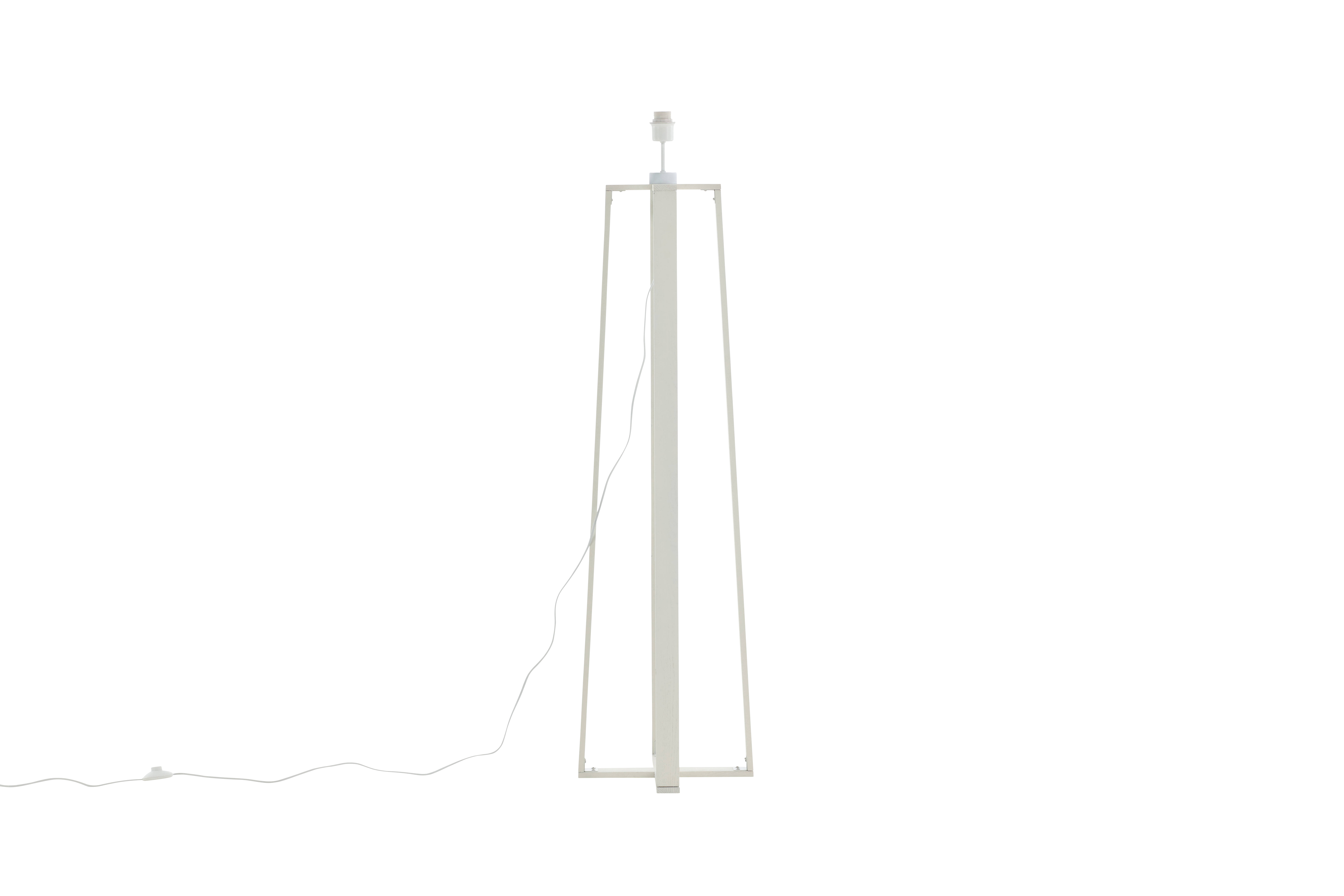 VENTURE DESIGN Avspark gulvlampe - glas og hvid stål