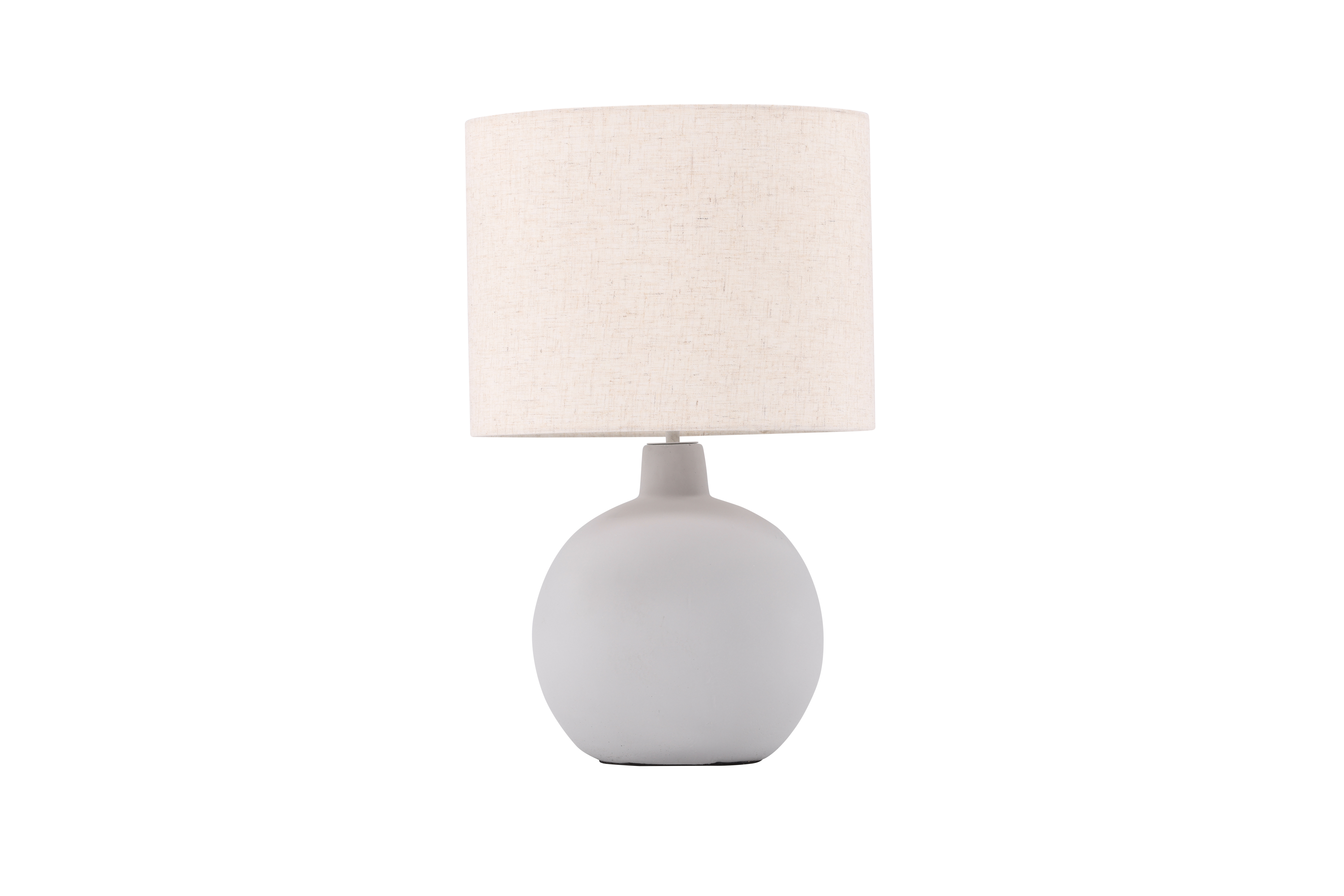 VENTURE DESIGN Torcello bordlampe - beige hør og grå beton