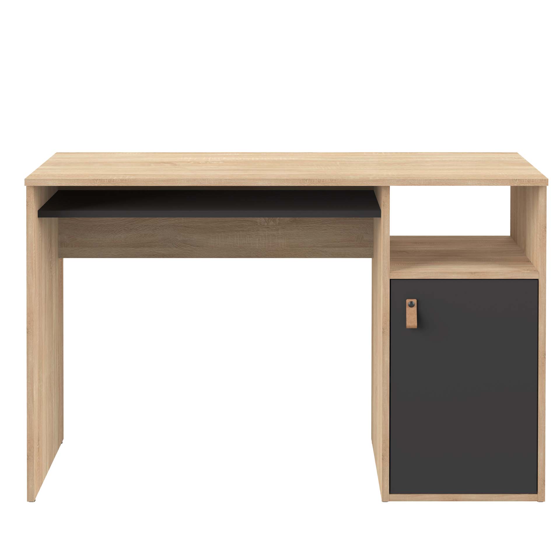 TEMAHOME Oxford Skrivbord - Natur Ek/Svart - 115x50 cm