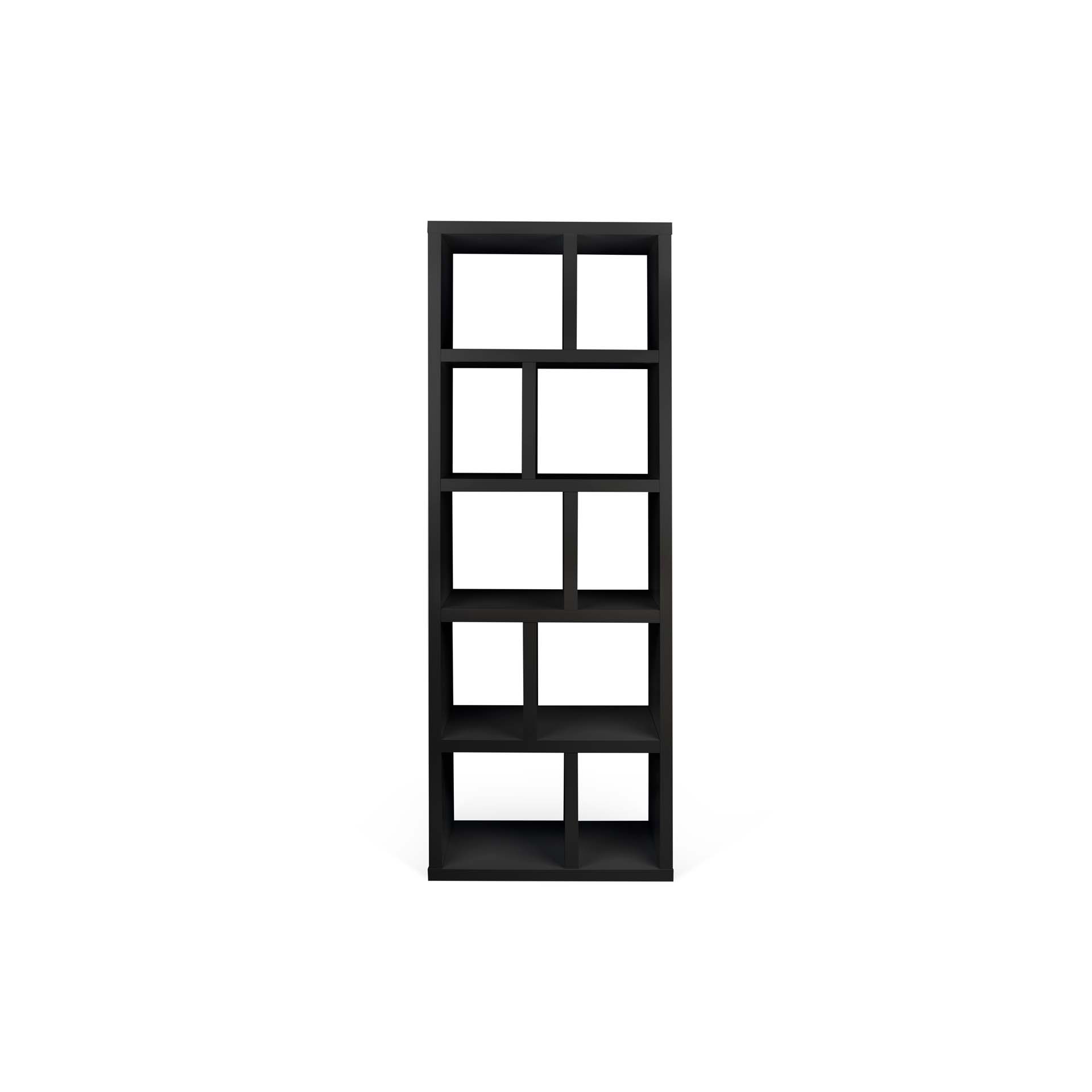 TEMAHOME Berlin Bokhylla 70 5L - Svart - 70x34x198 cm