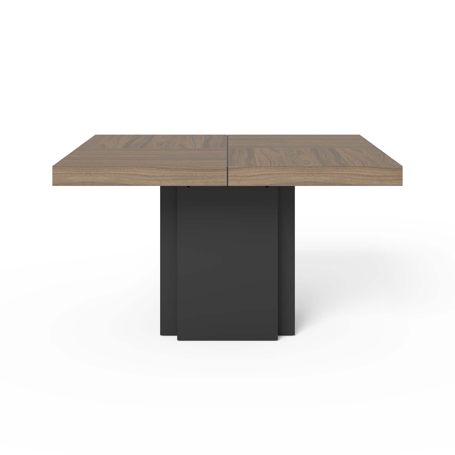 TEMAHOME Dusk Soffbord - Valnöt/Svart - 150x150 cm