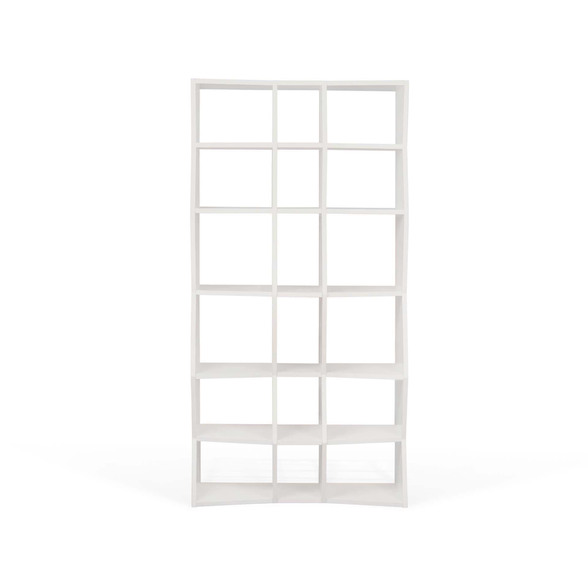 TEMAHOME Wave Bokhylla - Vit, 95x186x35 cm