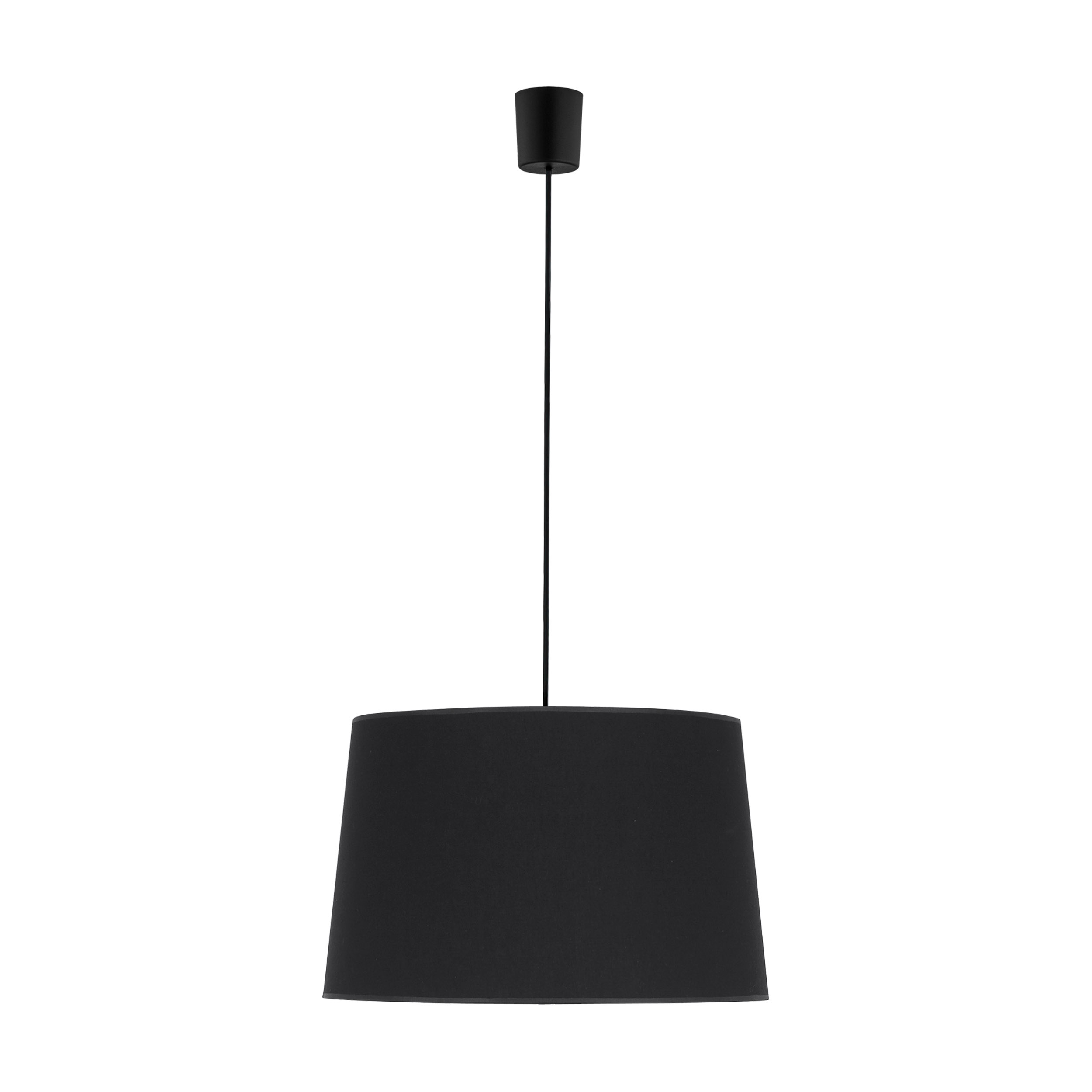 TK Maja loftlampe - sort stof og sort plastik