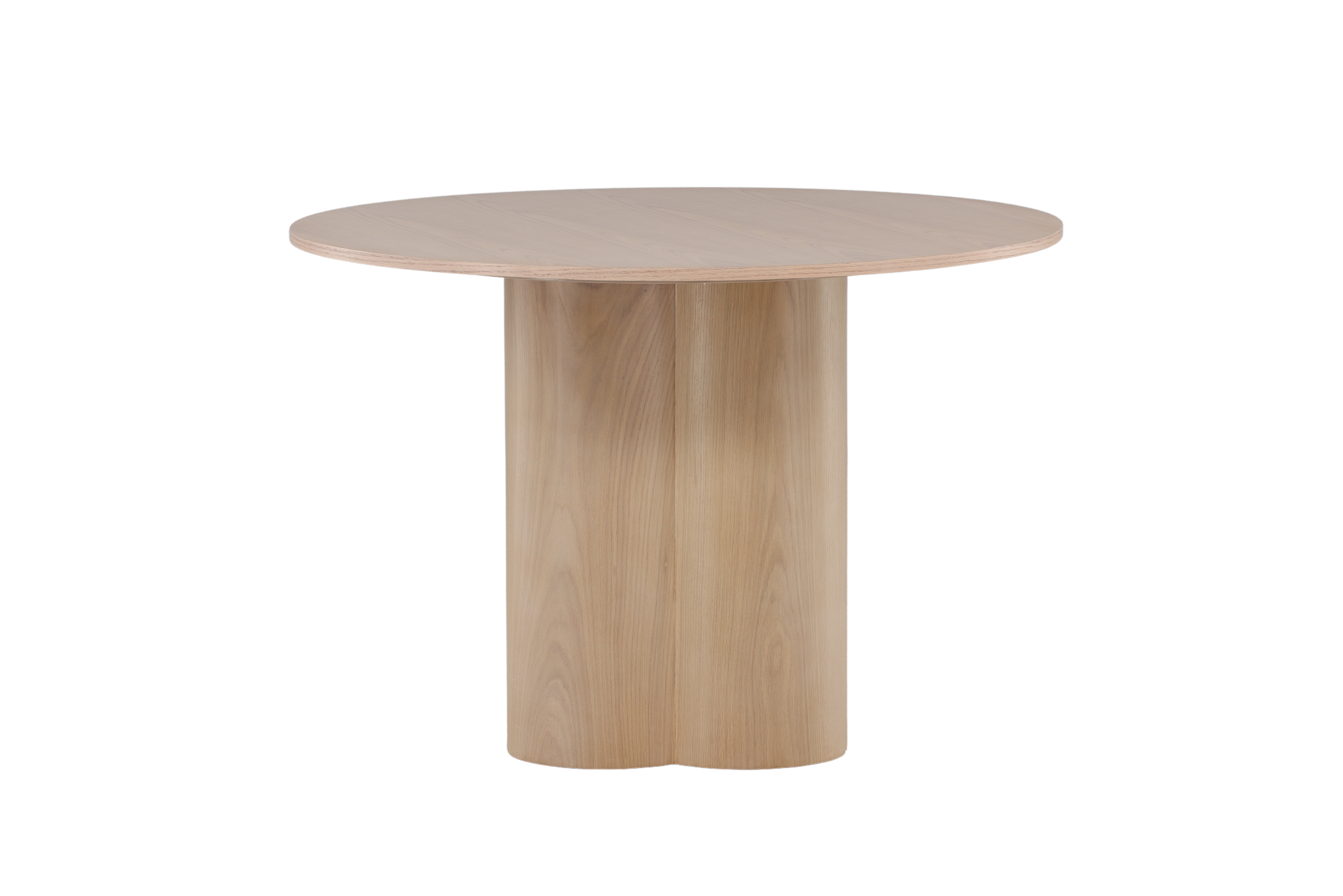 VENTURE DESIGN Olivia spisebord, rund - hvidkalket finér (Ø110)