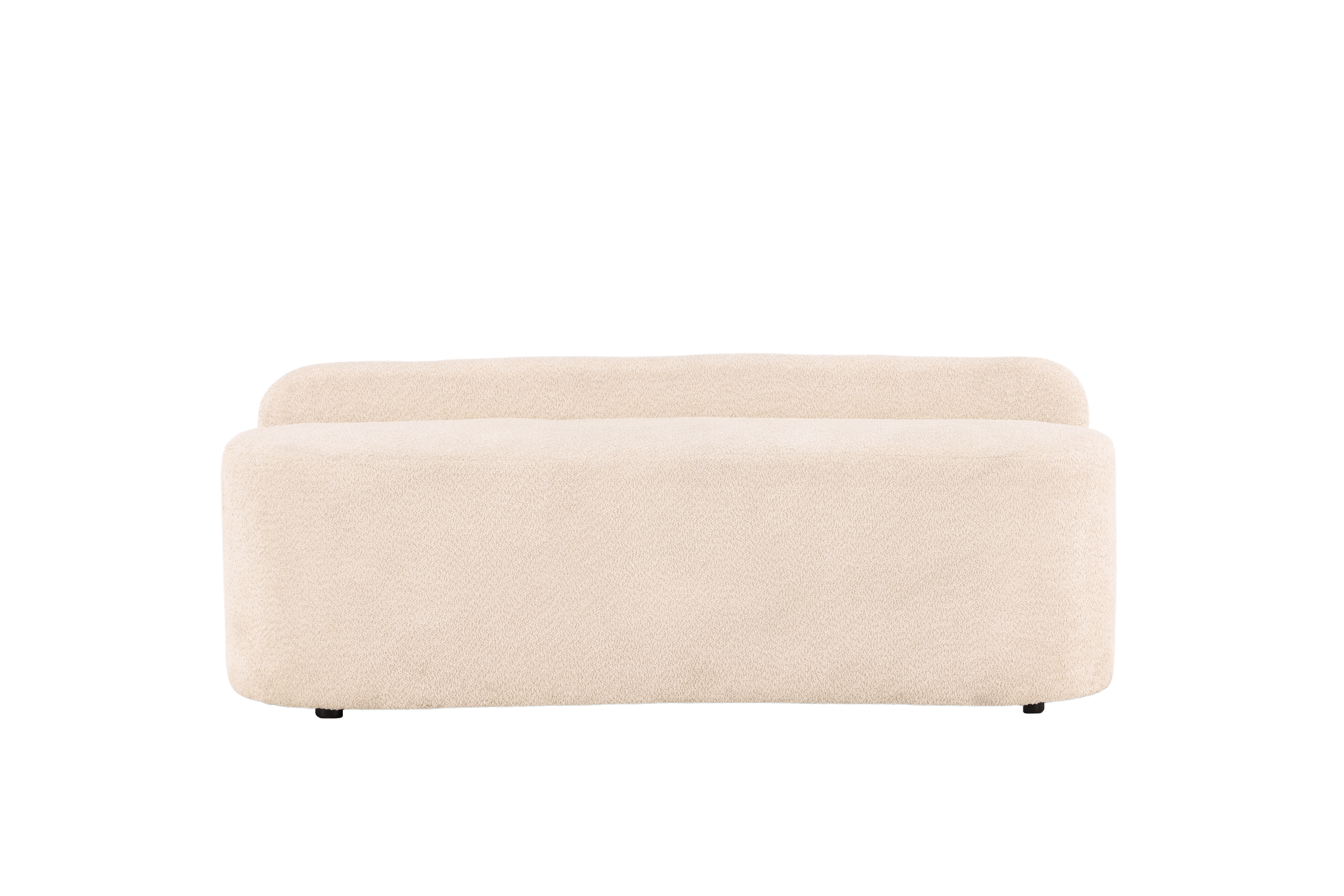 VENTURE DESIGN Pocatello 2 pers. sofa - hvid bouclé stof