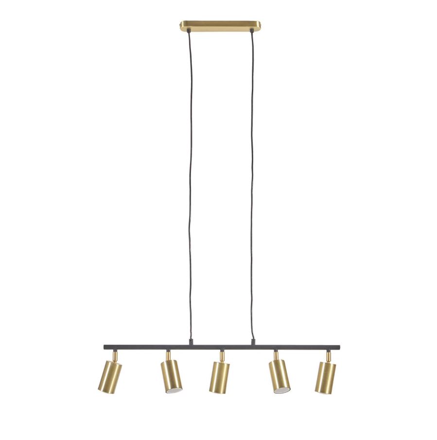 LAFORMA Mirela loftlampe - messing og sort metal