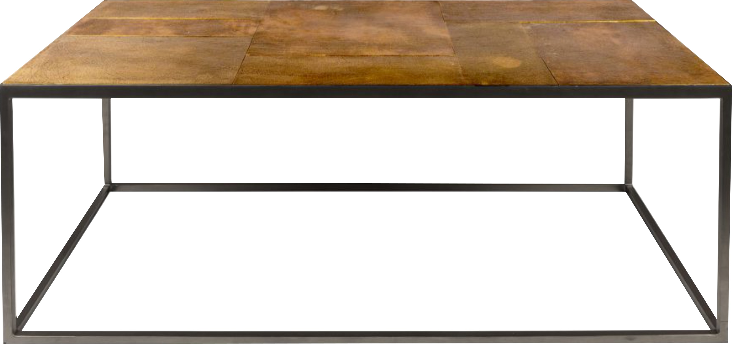 KILROY INDBO Brass sofabord, rektangulær - kobber messing og jern (110x55)