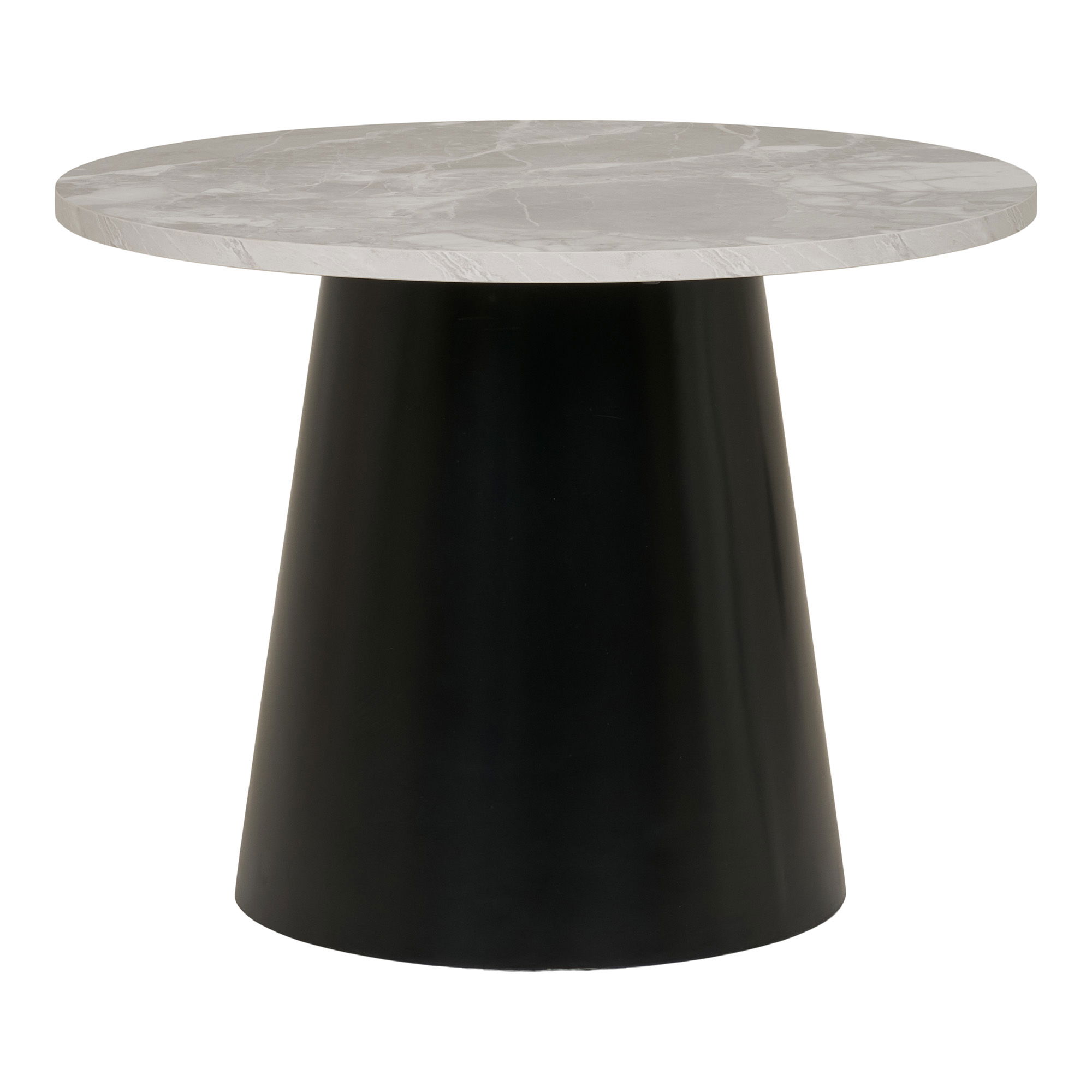 HOUSE NORDICÂ Brito Sofabord – Sofabord, marmor look, grå/sortø60×45 cm