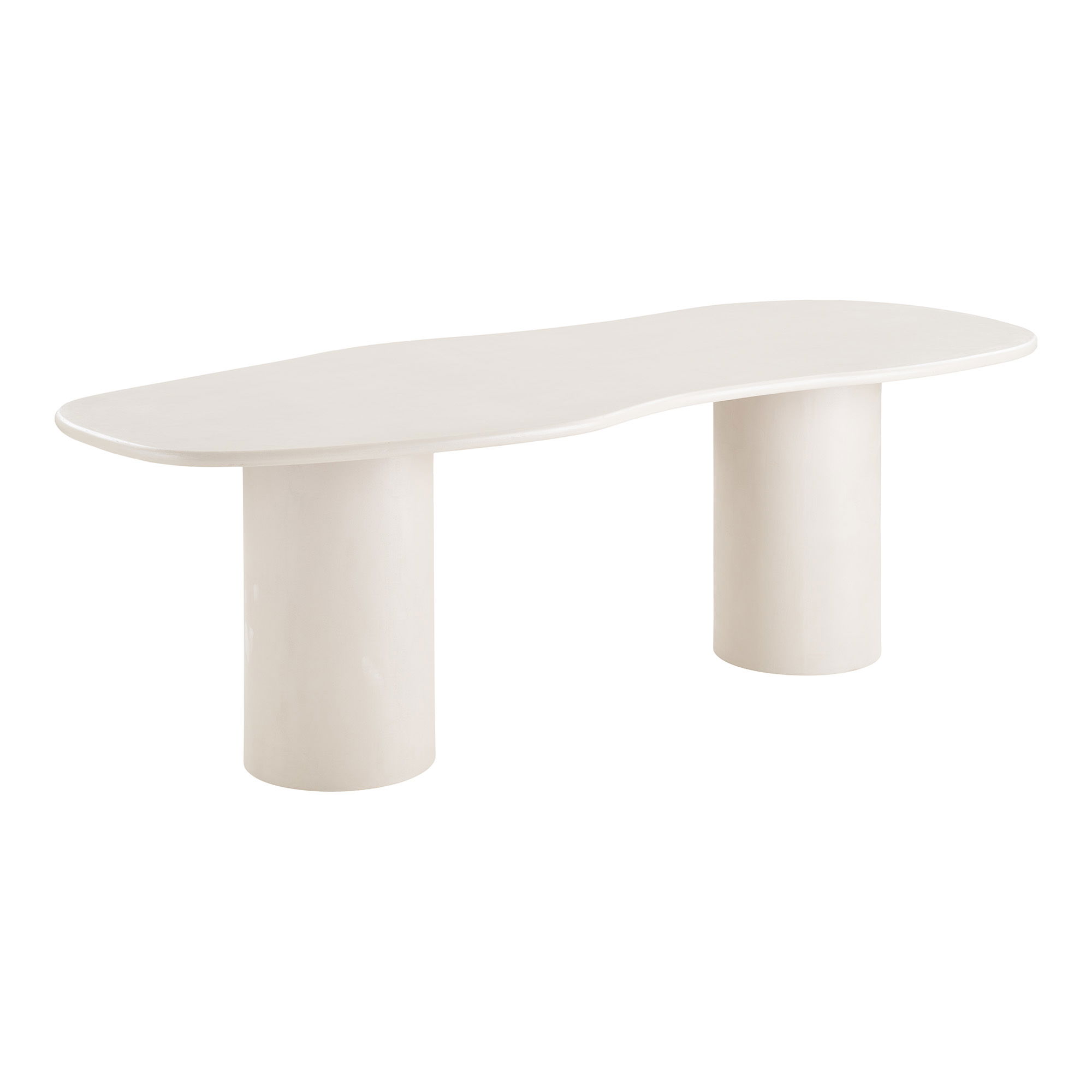 HOUSE NORDIC Maranola Spisebord – Spisebord, cement look, lysegrå 96x240x76 cm