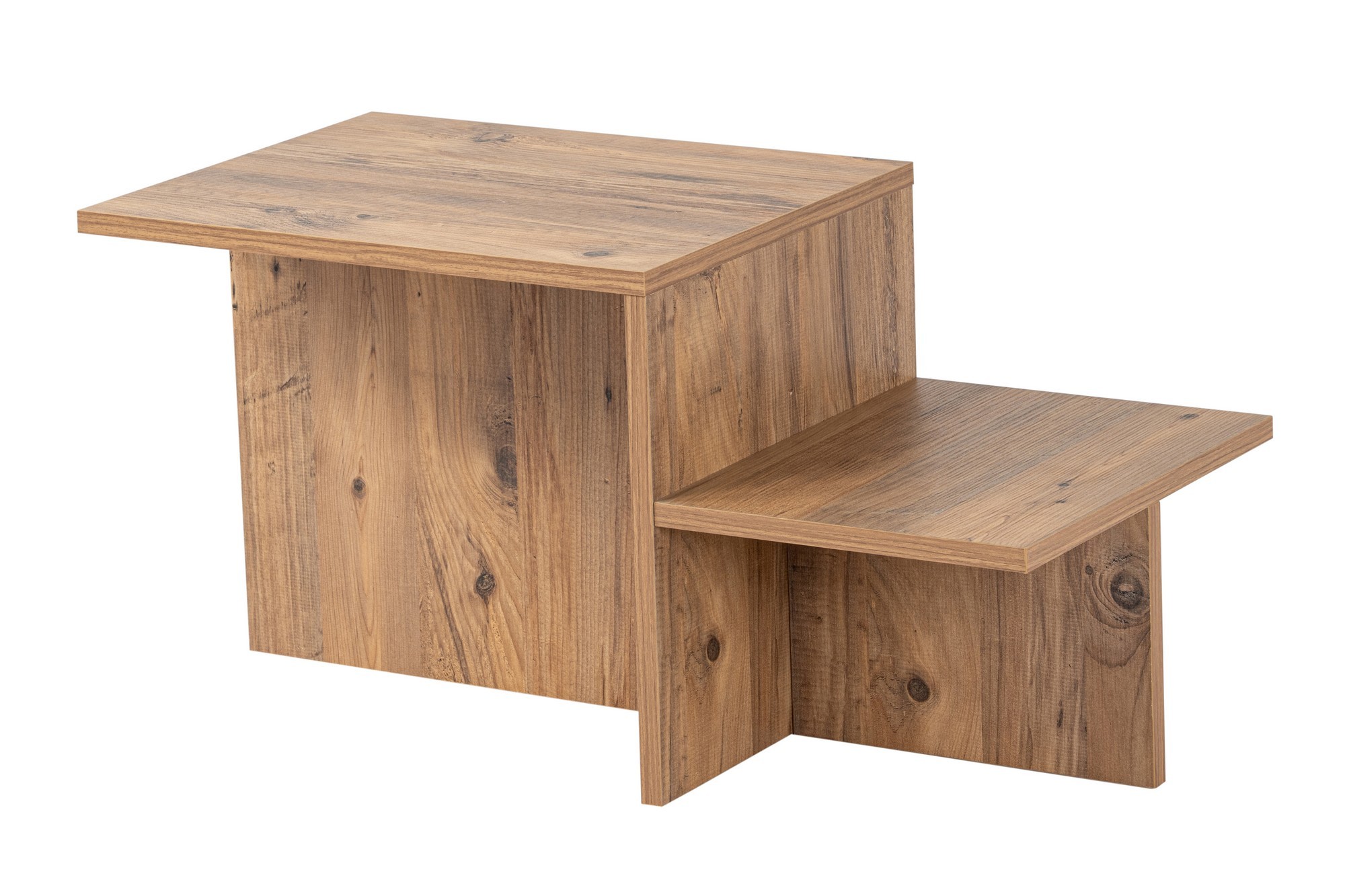NORDVÉRK Harmony soffbord, rektangulärt – Atlantic Pine melamin (80×40)