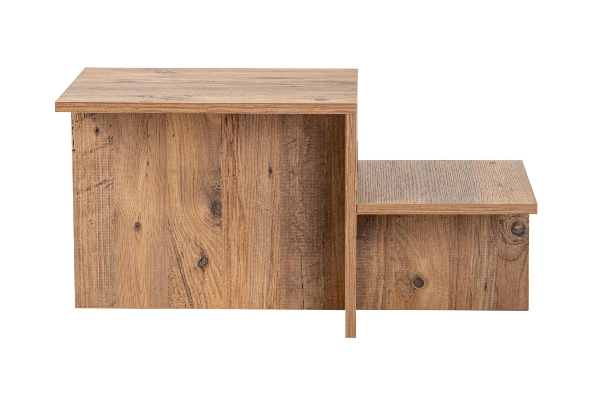 NORDVÄRK Harmony sofabord, rektangulær – Atlantic Pine melamin (80×40)