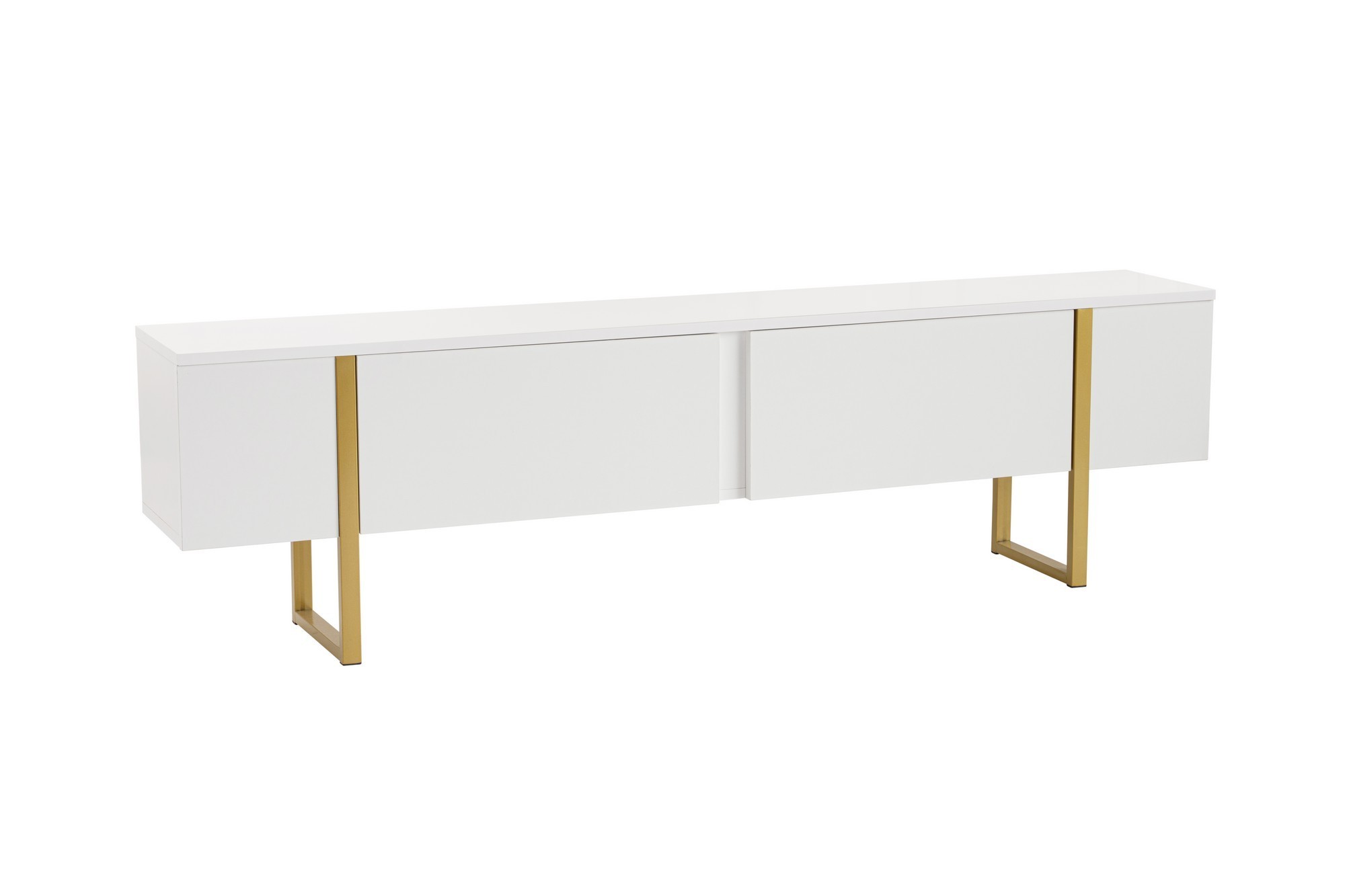 NordvÄrk Serenity Bord Låger Hvid Melamin Guld 180x29
