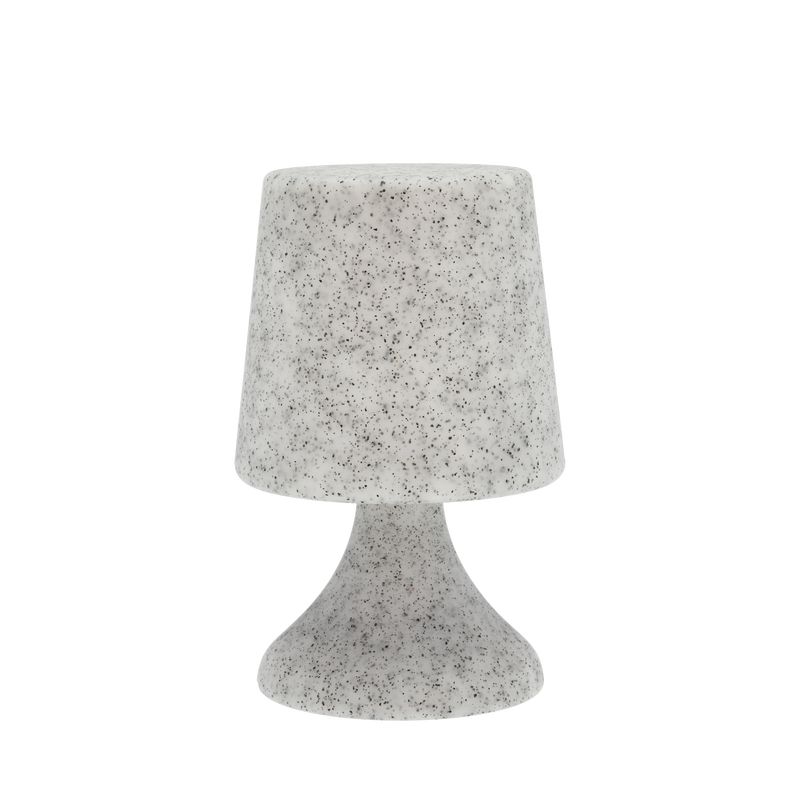 VILLA COLLECTION Midnat LED genopladelig lounge bordlampe - transparent/hvid polyethylen (H:25,5)