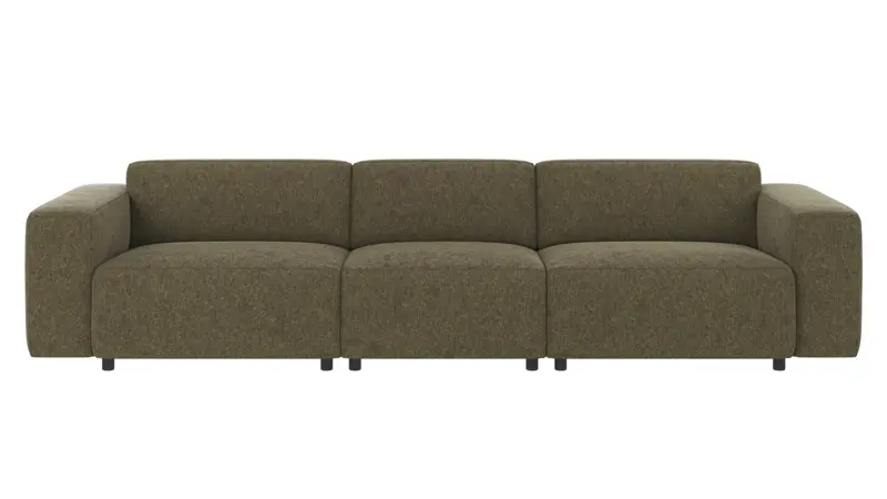 ROWICO Willard 4 pers. modul sofa - grøn stof