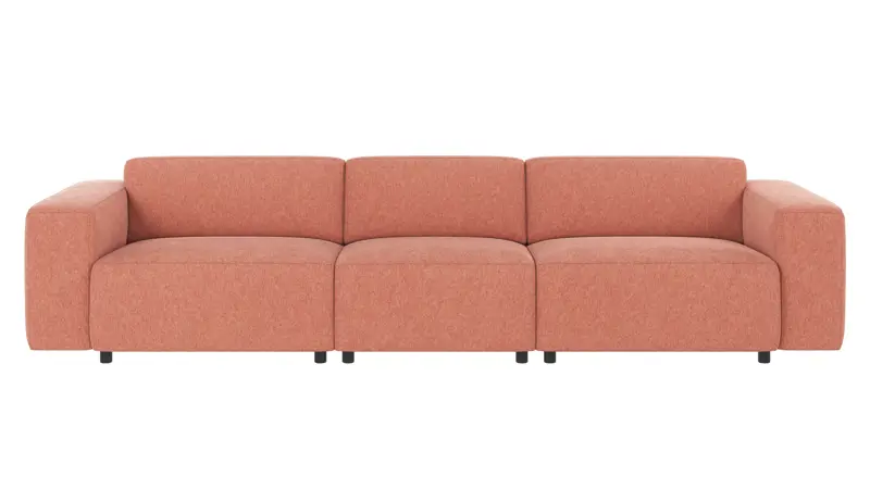 ROWICO Willard 4 pers. modul sofa - rød stof