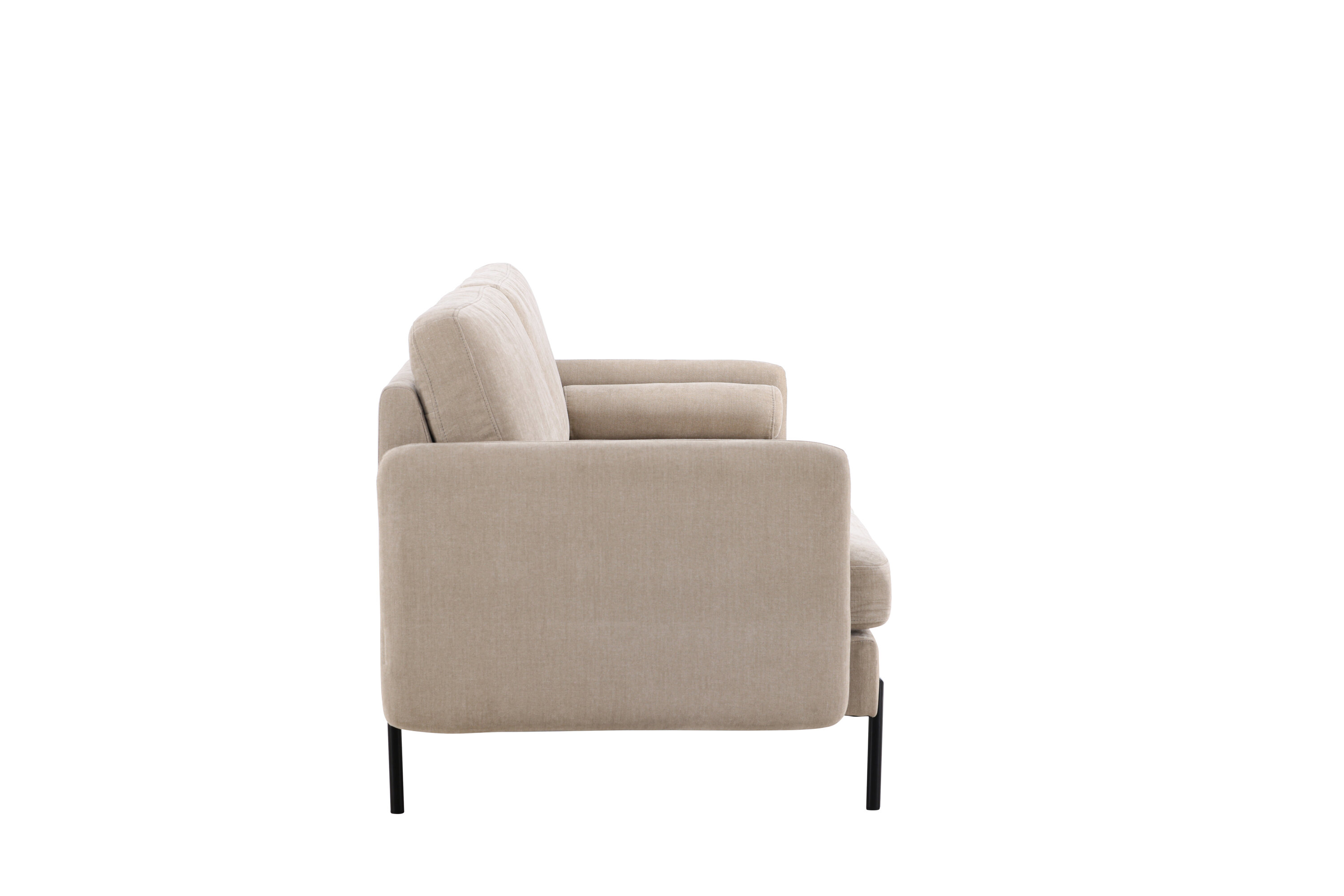 VENTURE DESIGN Antibes 2-personers sofa – Beige stof