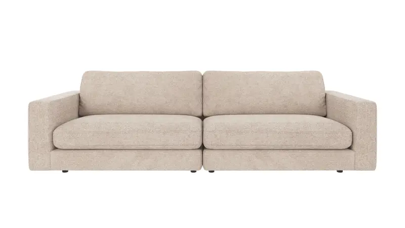 ROWICO Duncan 3 pers. modul sofa - lysegrå stof